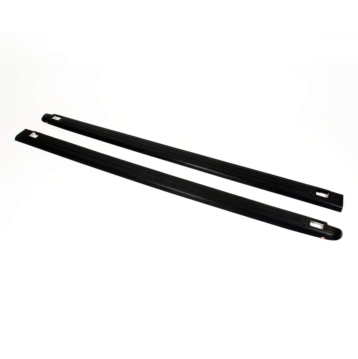 Westin Wade 72-01114 Truck Bed Rail Caps Black Ribbed Finish with Stake Holes for 2007-2014 Chevrolet Silverado 1500 Crew Cab Ex