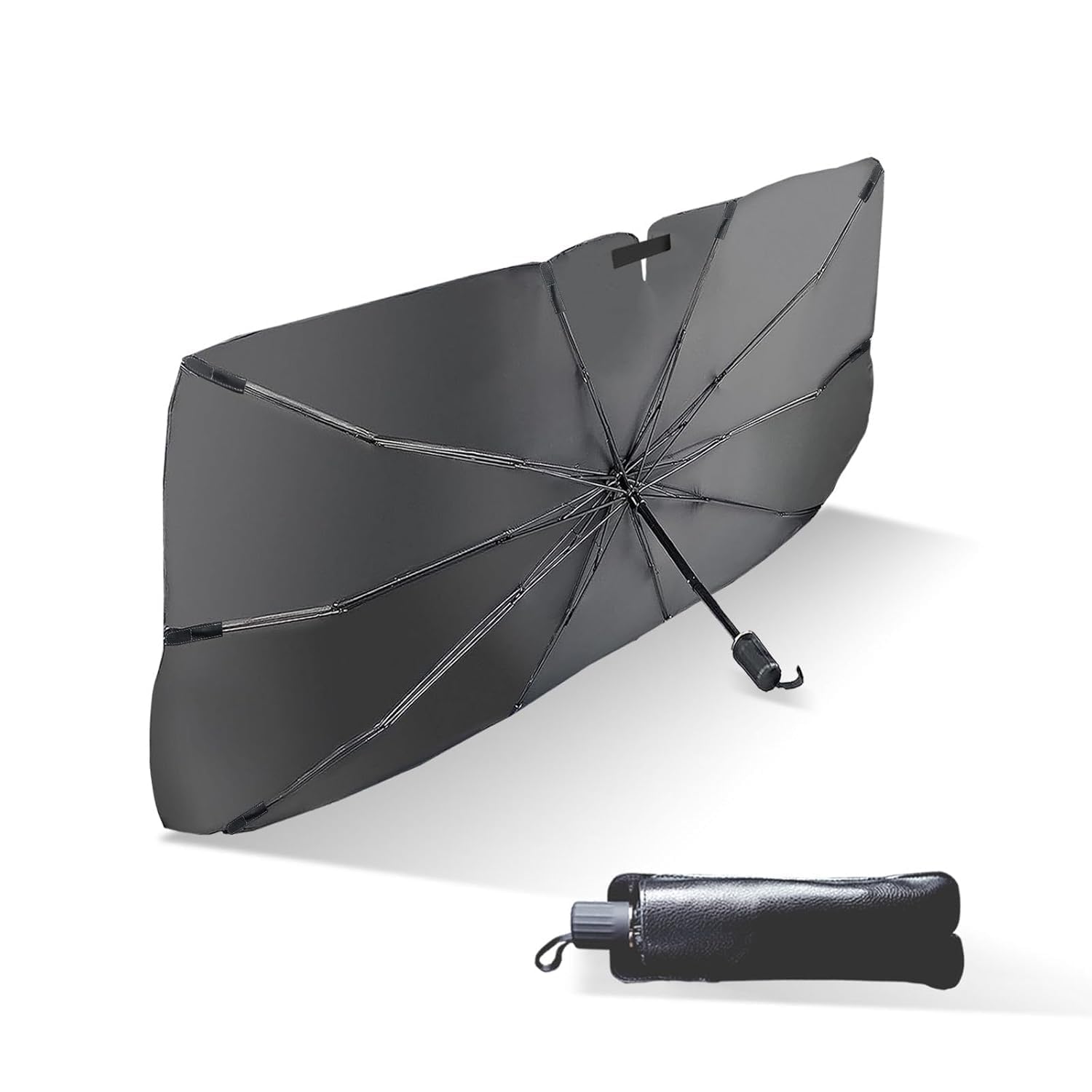 GOPINATHJI Foldable Car Windshield Sunshade Umbrella | Front Window UV Protection & Heat Shield Cover | Portable Sunshade for Ca