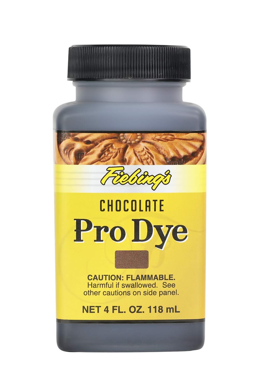 Fiebing'S Pro Dye Chocolate, 4 Oz. - Professional Oil Dye For Leather