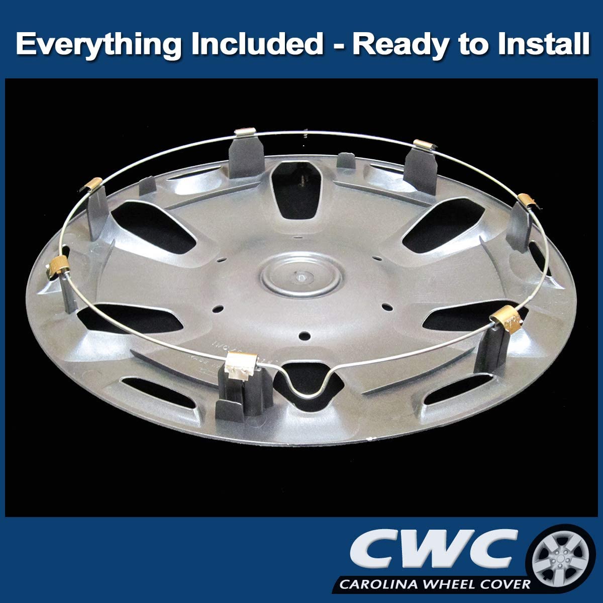 Premium Replica Hubcap | Fits Transit Connect 2010-2013 | 15-Inch Replacement Wheel Cover (1-Piece)