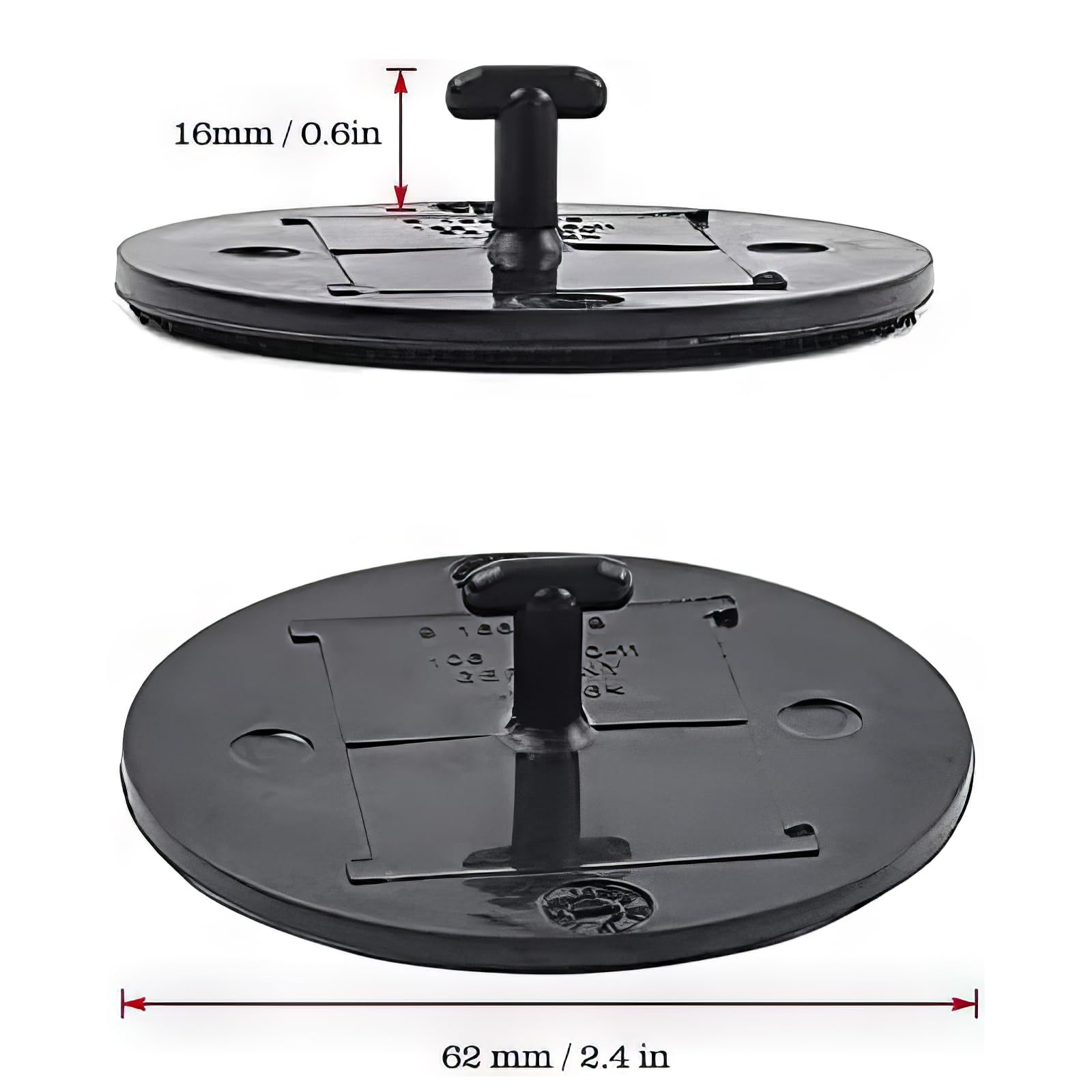 Otuayauto 4Pcs Floor Mat Fastener - Replacement For Bmw Carmats Fixation Clips With T-Hook Anchor For Velour Carpet