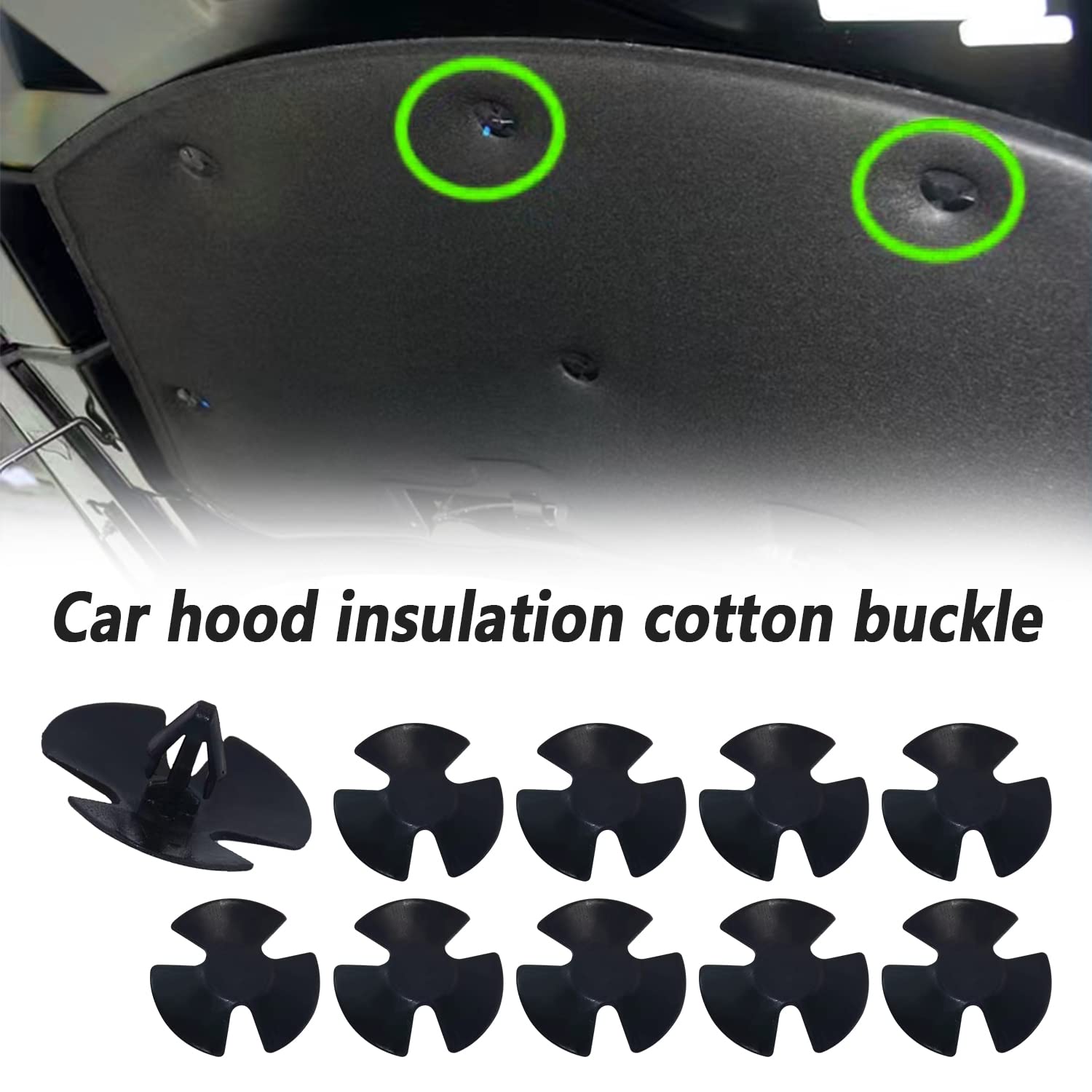 Windshield Washer Nozzles Hose Kit-4M Washer Fluid Hose,3 Pcs Hose Connectors,10 Hood Insulation Retainers,Washer Spray Nozzle Oem#5116079Aa And Gaskets,Compatible With Dodge,Ram,Chrysler