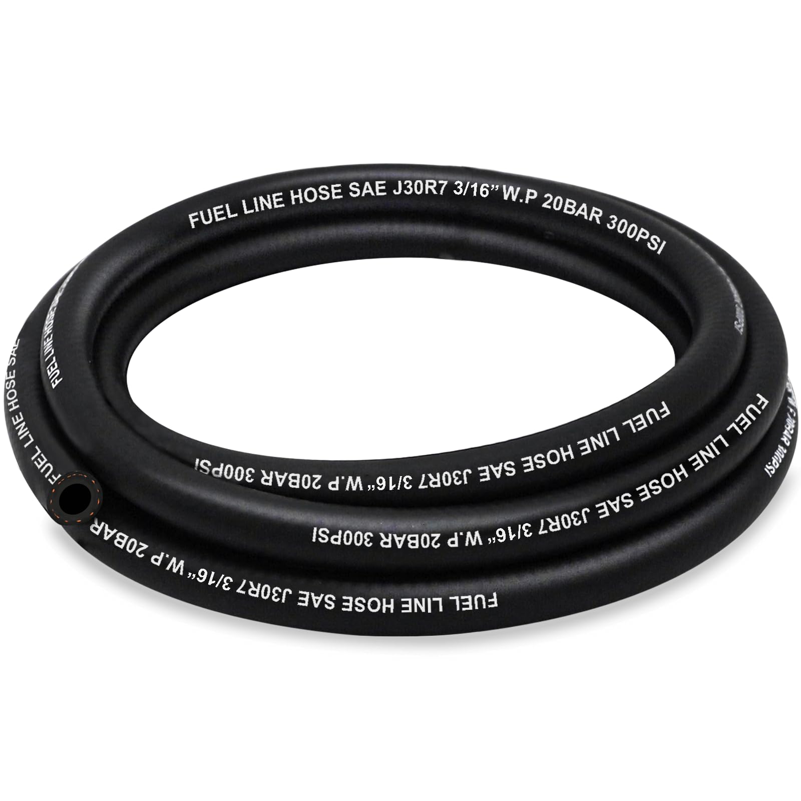 Housun Fuel Line 3/16 Inch Id, Fuel Hose 10Ft, J30R7 Fuel Line Hose Nbr.