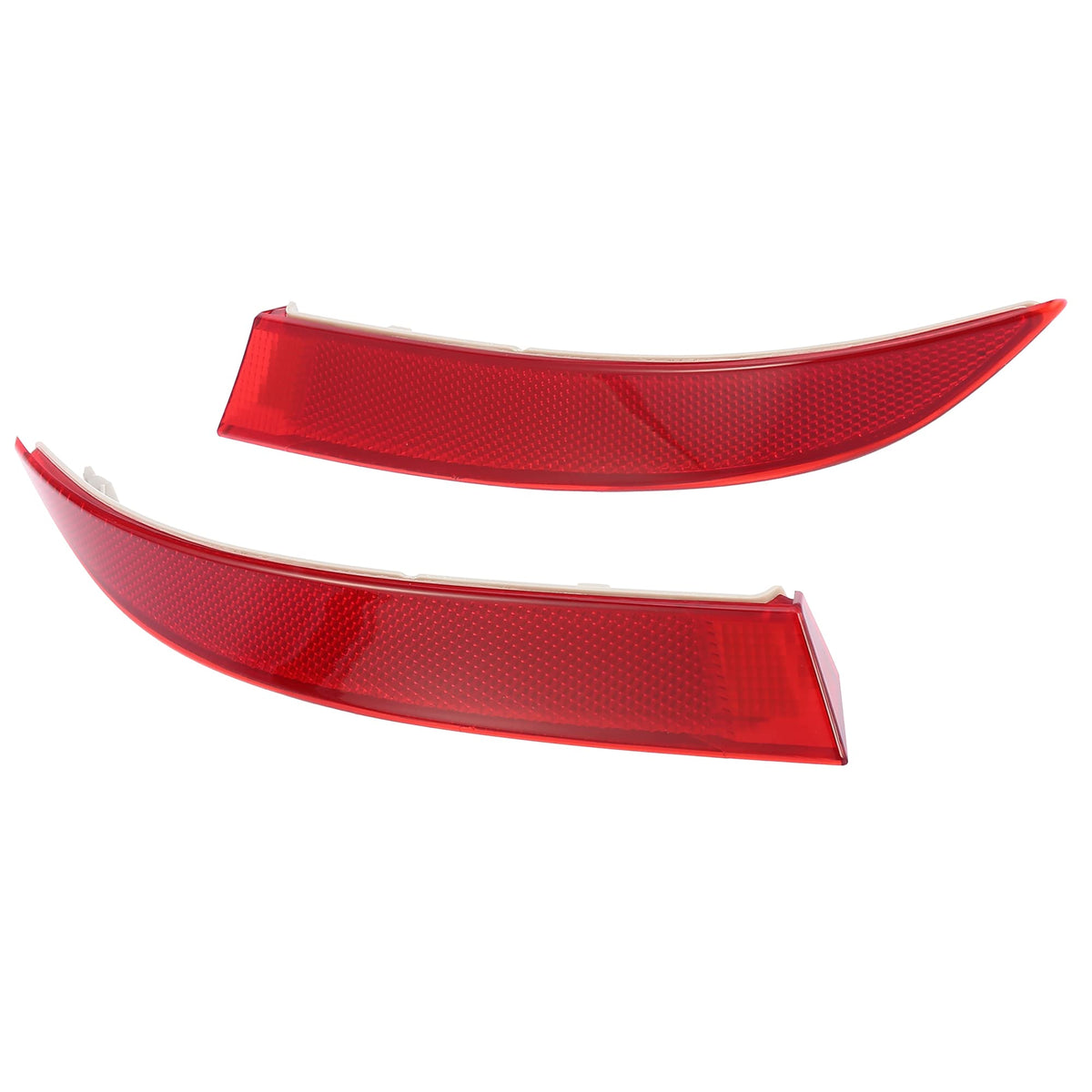X Autohaux 1 Pair Car Rear Bumper Reflector Strip Cover Left Right Side 63147240997 63147240998 For Bmw X5 2011-2013