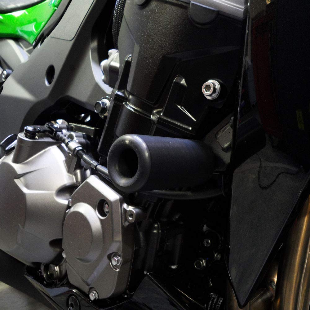 Shogun Usa Made Kawasaki Z1000 Z 1000 2014 2015 2016 Black No Cut Frame Sliders - 750-4839