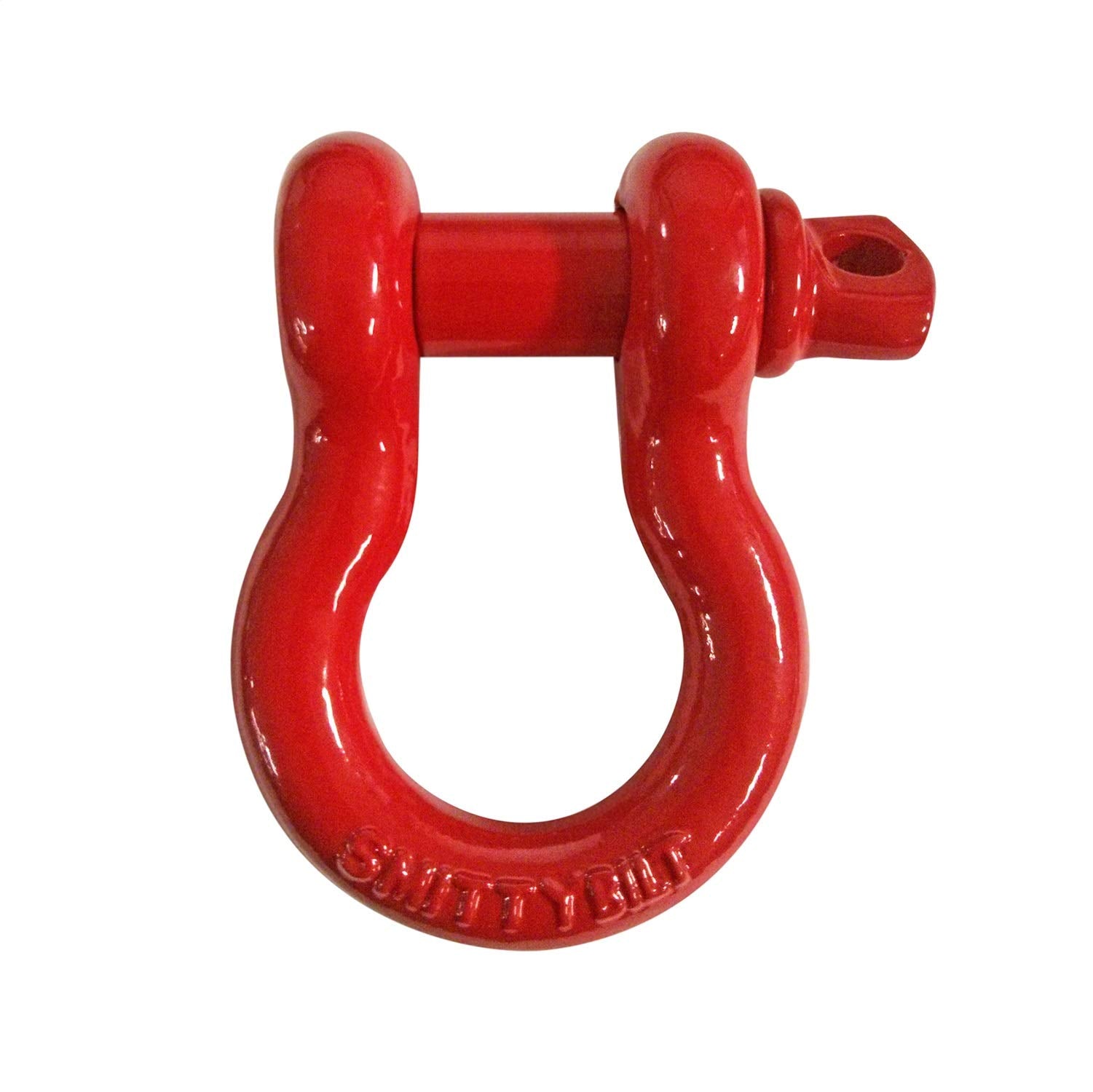Smittybilt 13047R DRing Shackle 3/4 Threaded Pin 4.75 Ton Rating Red