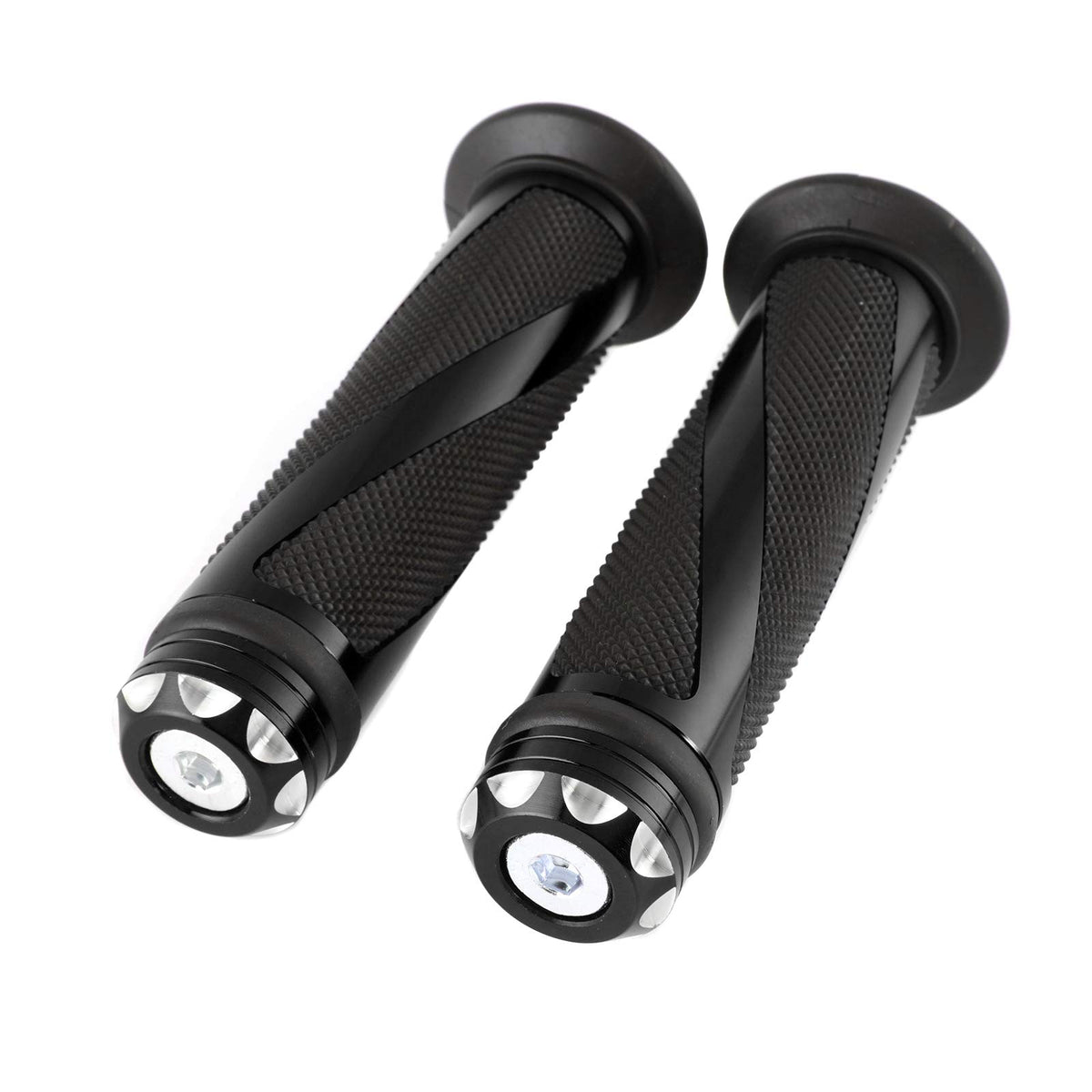 Innoglow Motorcycle Handlebar Grips Motorcycle Hand Grips Universal Fits For Most Motorcycles With 7/8'' Left Grip And 1'' Right