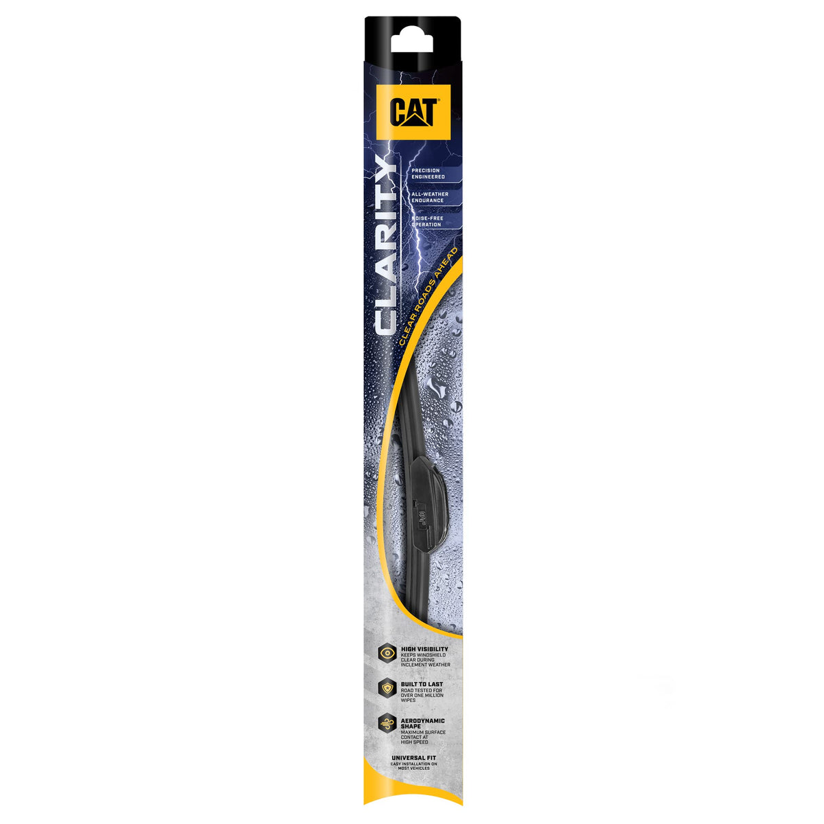 Caterpillar Clarity Premium Performance All Season Replacement Windshield Wiper Blades for Car Truck Van SUV (20 + 22 Inch (Pair