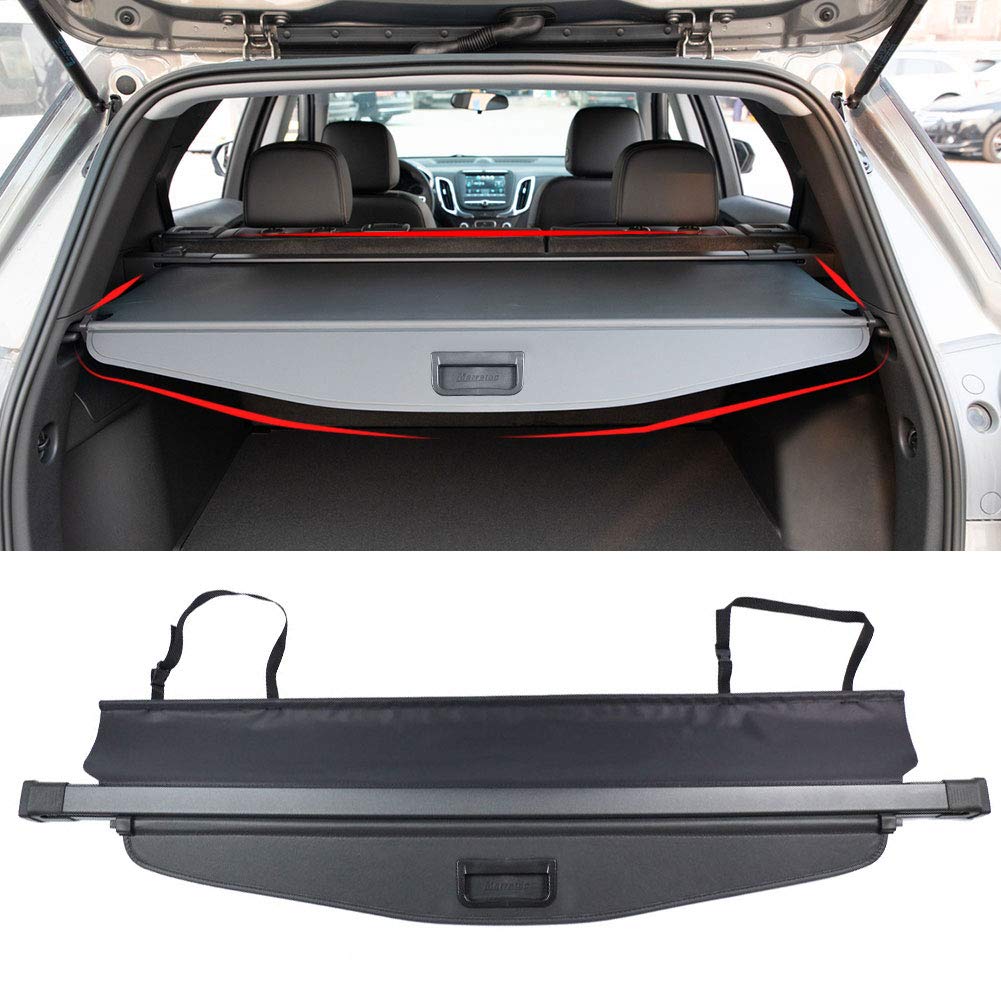 Marretoo For Chevy Chevrolet Equinox Gmc Terrain Cargo Trunk Cover 2018 2019 2020 2021 2022 For Chevy Equinox Accessories Upgrad