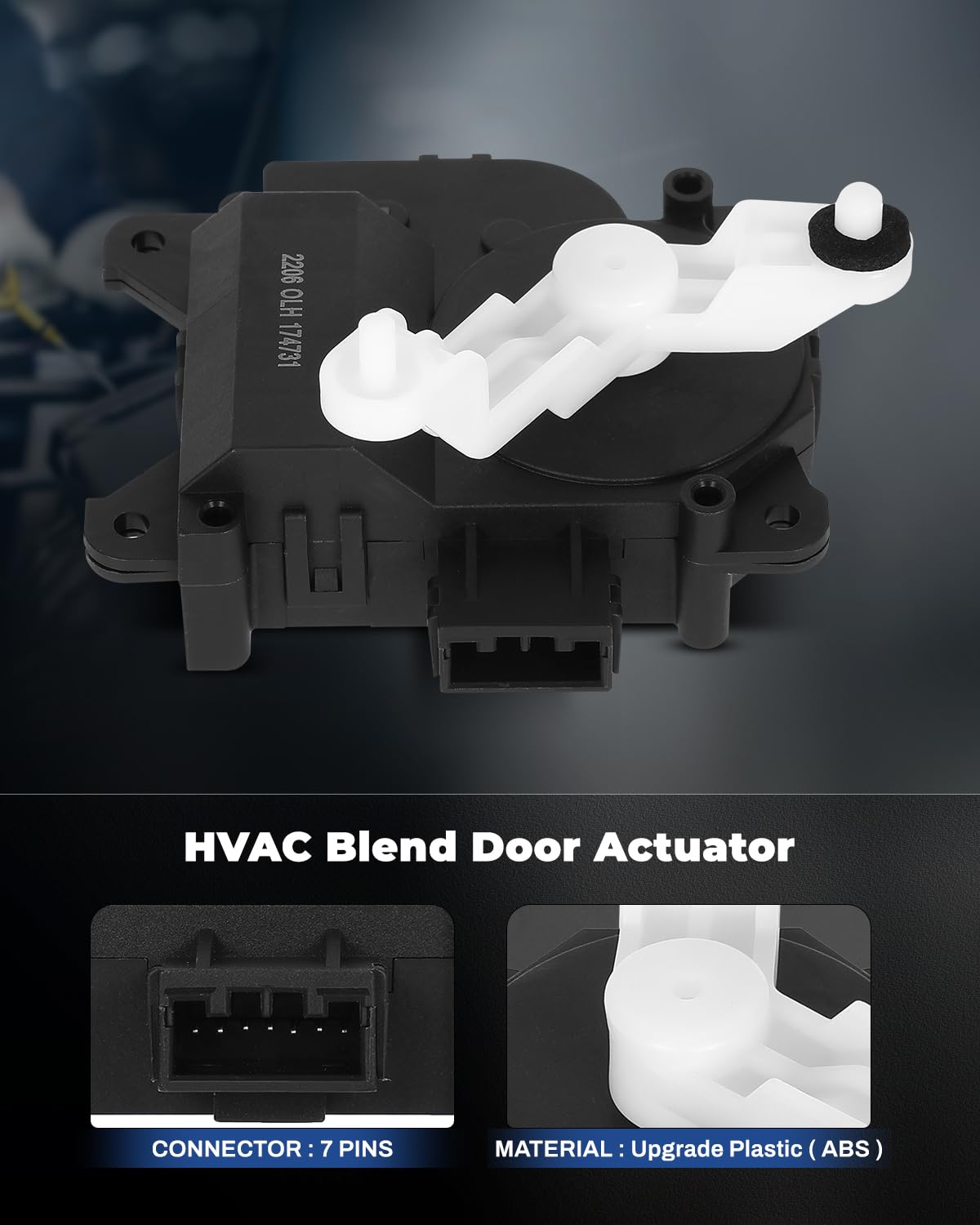 Lujuntec Blend Door Actuator Replaces 604-0885 Replacement For Honda For Odyssey 2005-2010,For Honda For Ridgeline 2006-2014, Ai