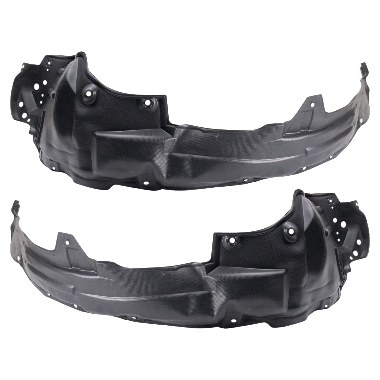 Trq Front Inner Fender Liner Set Compatible With 2013-2018 Toyota Rav4 To1248171 To1249171