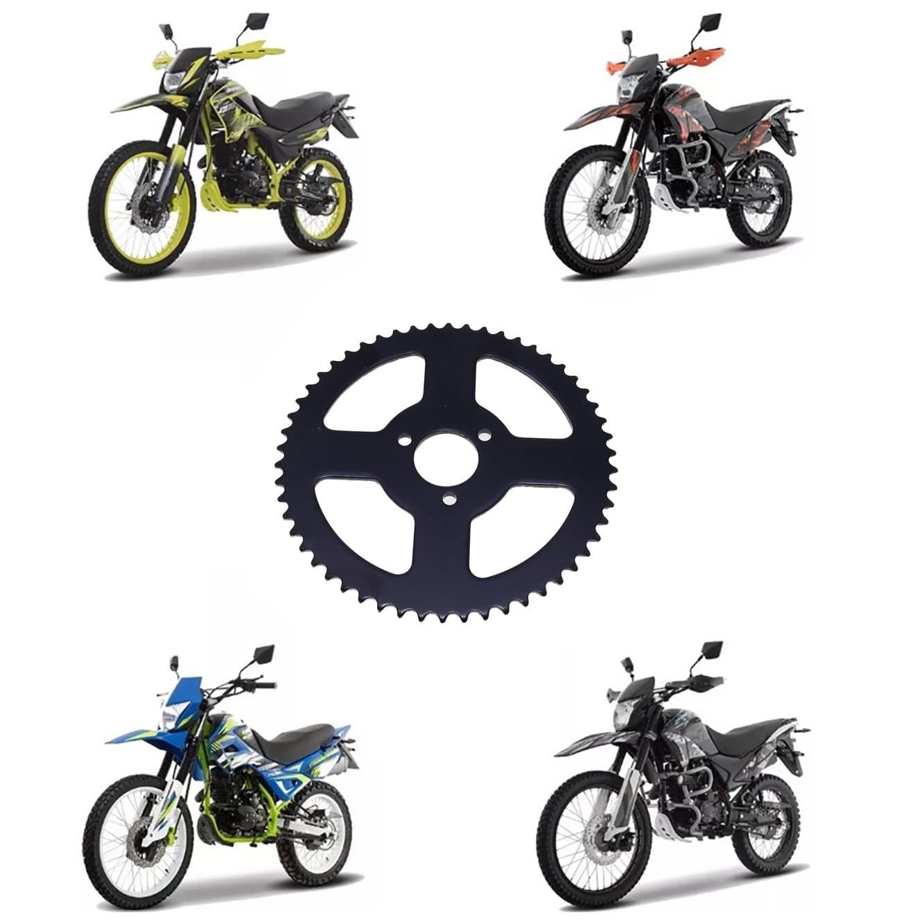 Windance T8F 54T 26mm Rear Sprocket for 47cc 49cc Motorcycle Scooter Dirt Pit Pocket Bikes Scooters ATVs, 54 Teeth Dirve Chain S