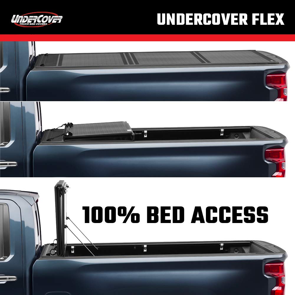 UnderCover Flex Hard Folding Truck Bed Tonneau Cover | FX11013 | Fits 1999 - 2006, 2007 Classic Chevy/GMC Silverado/Sierra 1500,