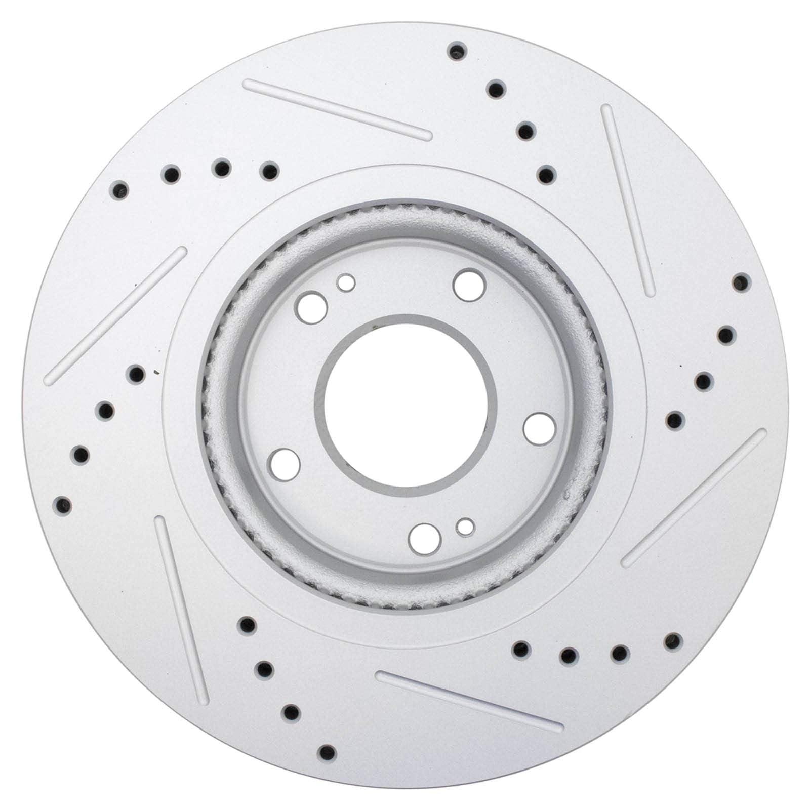 Trq Front Performance Brake Rotors Set Premium G-Coated Compatible With 2010-2012 Hyundai Santa Fe 2011-2013 Kia Sorento