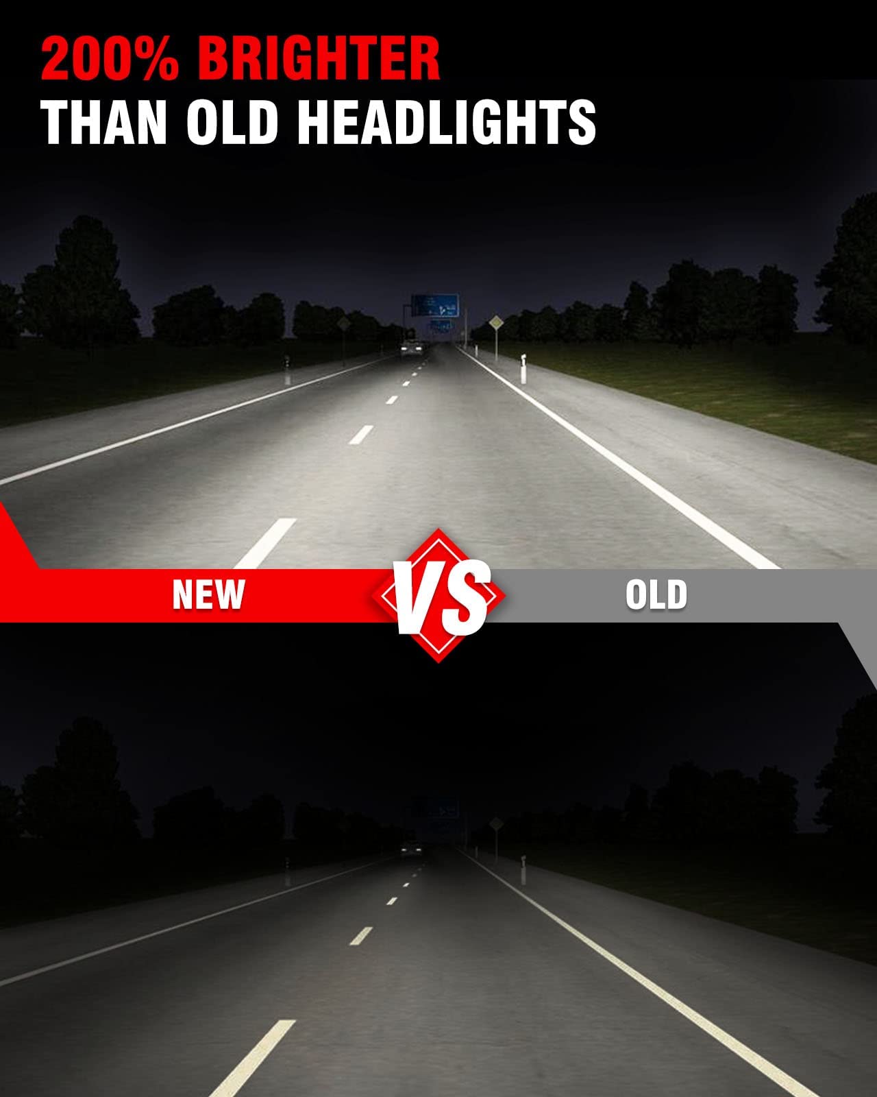 ADCARLIGHTS for 2004 2005 2006 2007 2008 F150 Headlight Assembly Compatible with 2004-2008 Ford F150 Pickup/ 2006-2008 Lincoln M