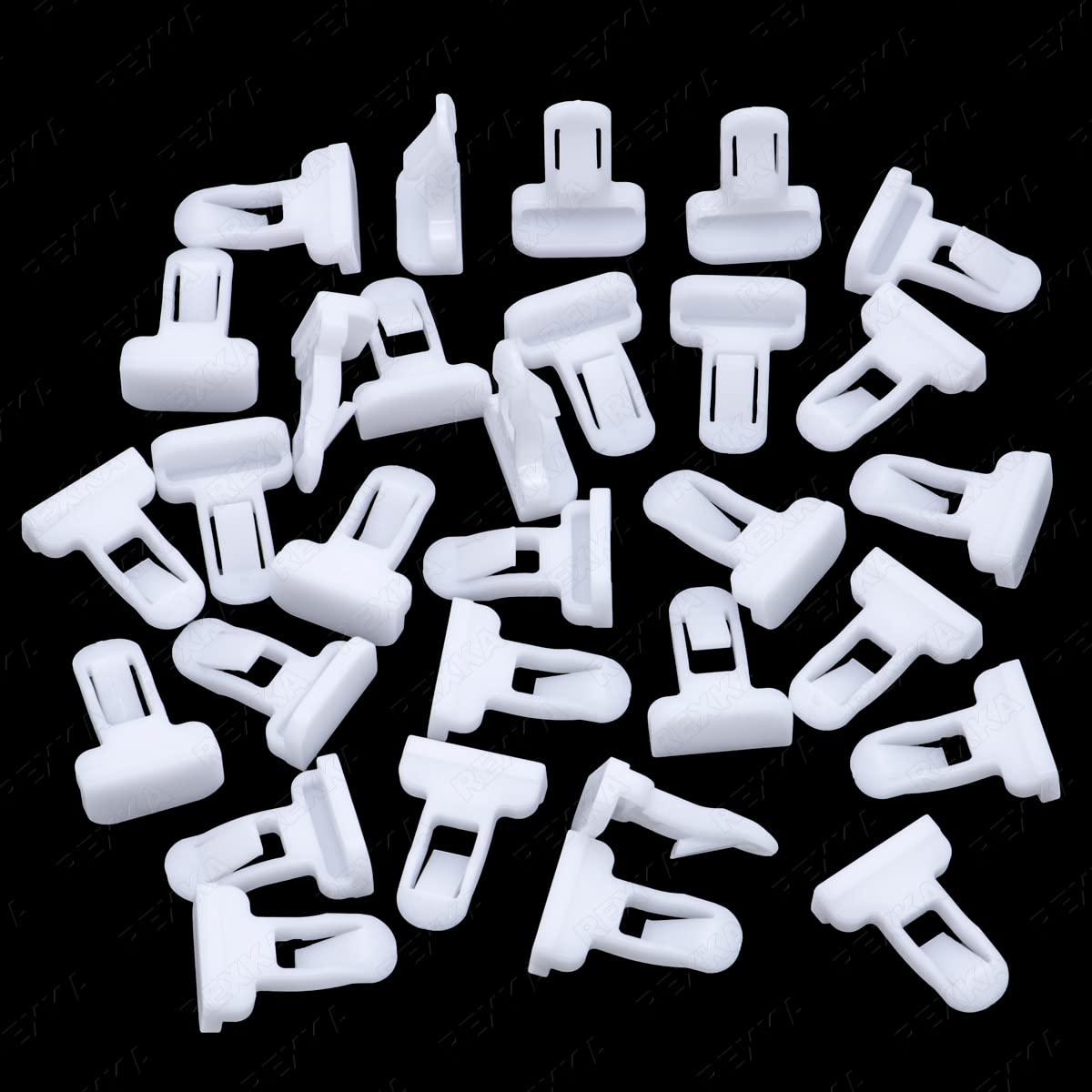 Rexka 30pcs Front & Rear Spoiler Moulding Clip Compatible with Toyota Lexus 75392-35220 4Runner, Camry, Corolla, FJ Cruiser, Hig