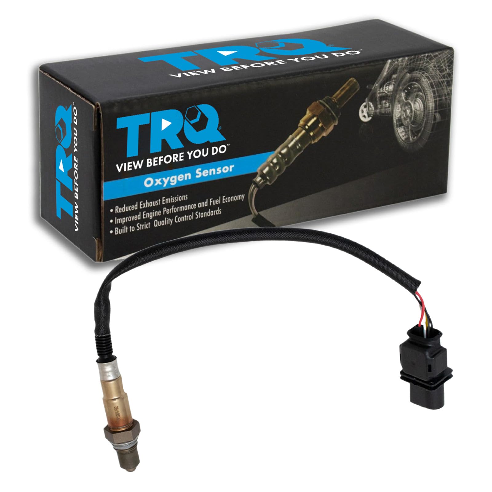 Trq Engine Exhaust O2 02 Oxygen Sensor Direct Fit Compatible With Chevy Ford Ram Hyundai Kia Vw