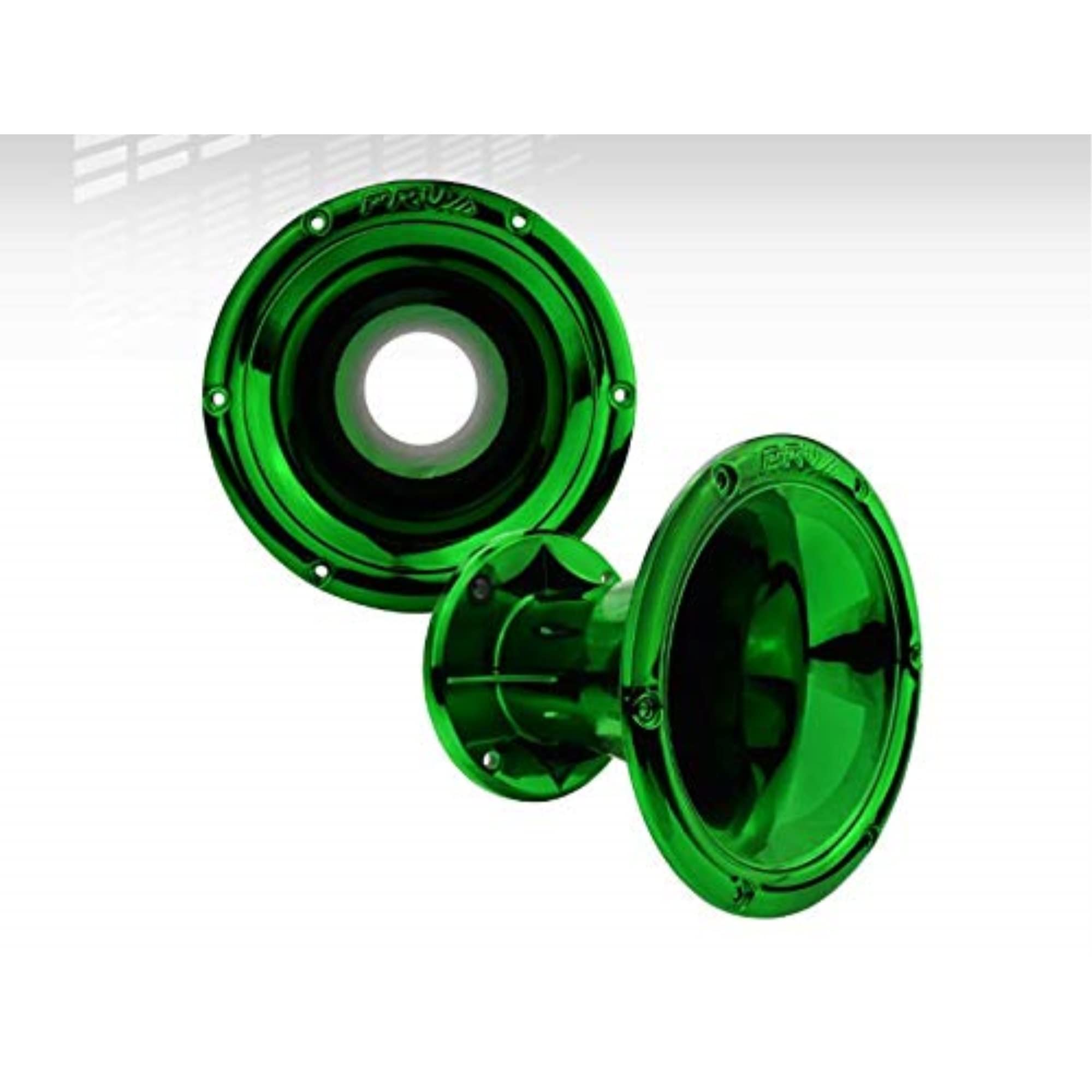 Green Bolt-On Horn Flare With 2-In Throat For 2-In Compatible High Frequency Drivers