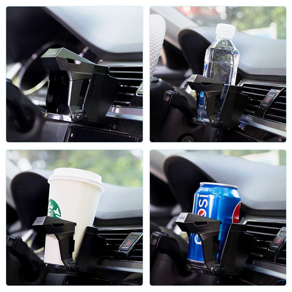 Littlemole Car Cup Holder, Car Air Vent Cup Bottle Mount, Adjustable A/C Vent Drink Holder Stand For Coffee,Water,Juice,Tea