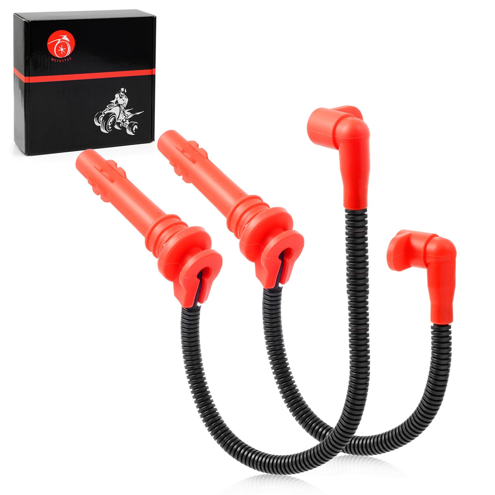 Moto1988 Spark Plug Wire Cap For Polaris Rzr Xp 4 S 900 1000 Rs1 Turbo 2014-2023 4014296 4014295 4017695 4017694