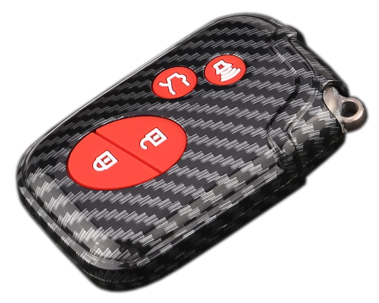 Horande ABS Carbon Fibre Protector Key Fob Cover fit for Lexus ES350 GS300 GS350 GS430 GS450h ISC IS250 IS350 LS460 LS600h Keyle