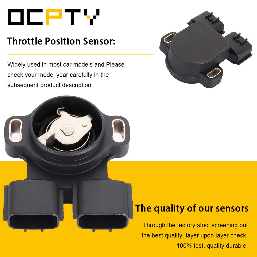 Ocpty Throttle Position Sensor Throttle Sensor 22620-4M500 226204M501 977-007 Fit For Pathfinder Sentra Altima Maxima Pathfinder Sentra, For Infiniti G20 I35 Qx4 1997-2005 1.8L-3.5L L4 V6
