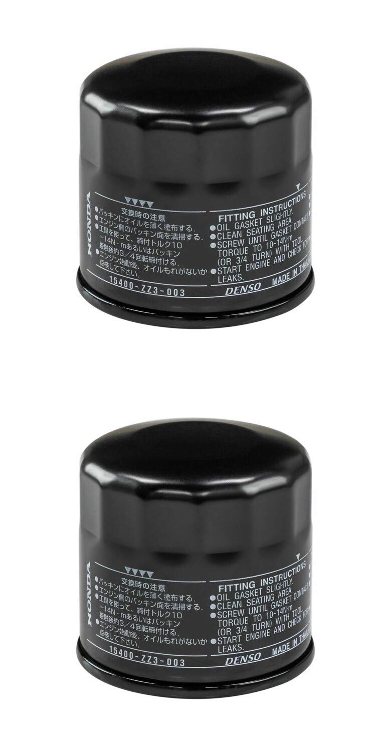 Honda 2 Pack 15400-ZZ3-003 Oil Filter for GCV530 H4514H H4518H 15400-PFB-014 OEM