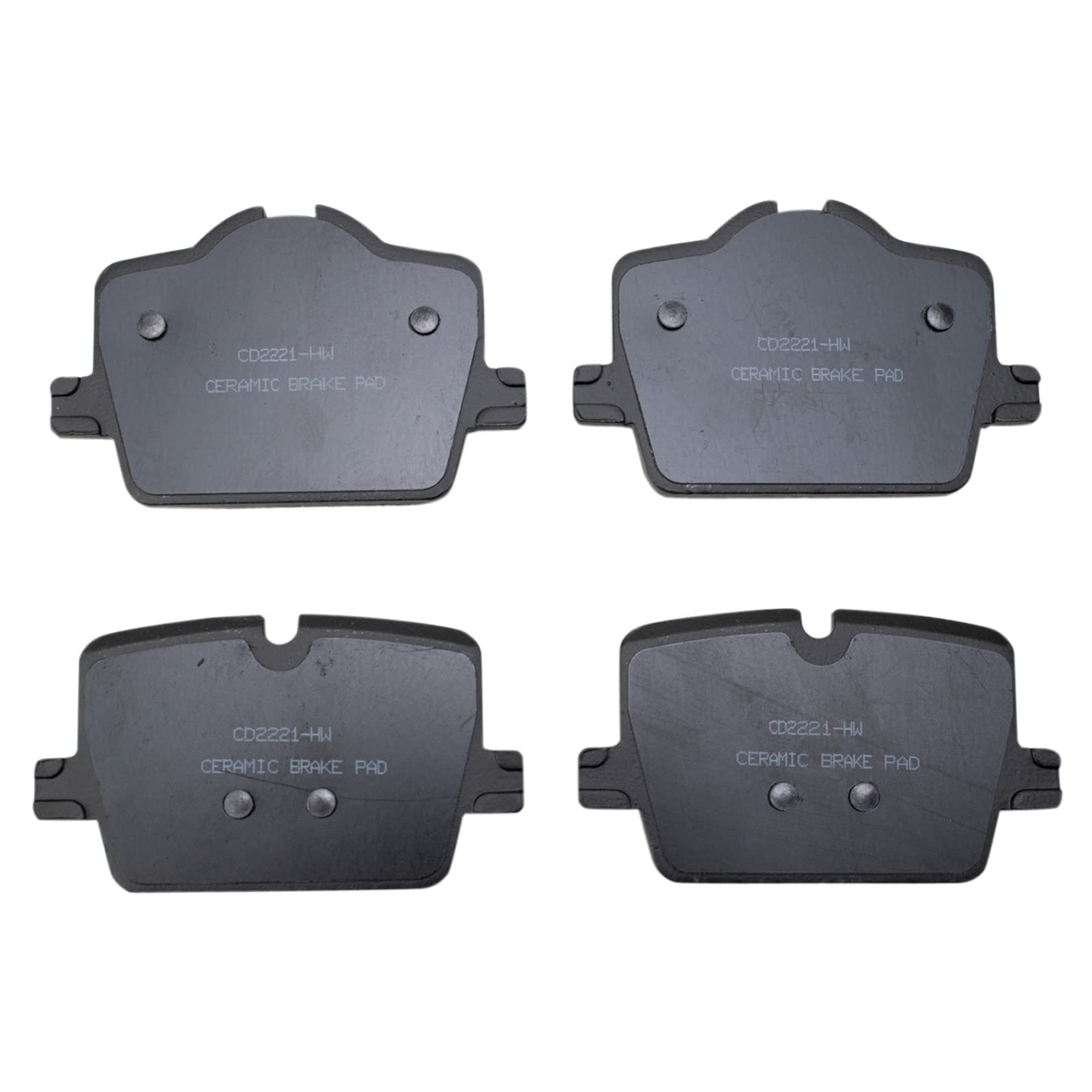 TRQ Rear Brake Pads Ceramic Compatible with 2019-2020 BMW 330i 330i xDrive 2019-2021 Z4 2020 Toyota GR Supra