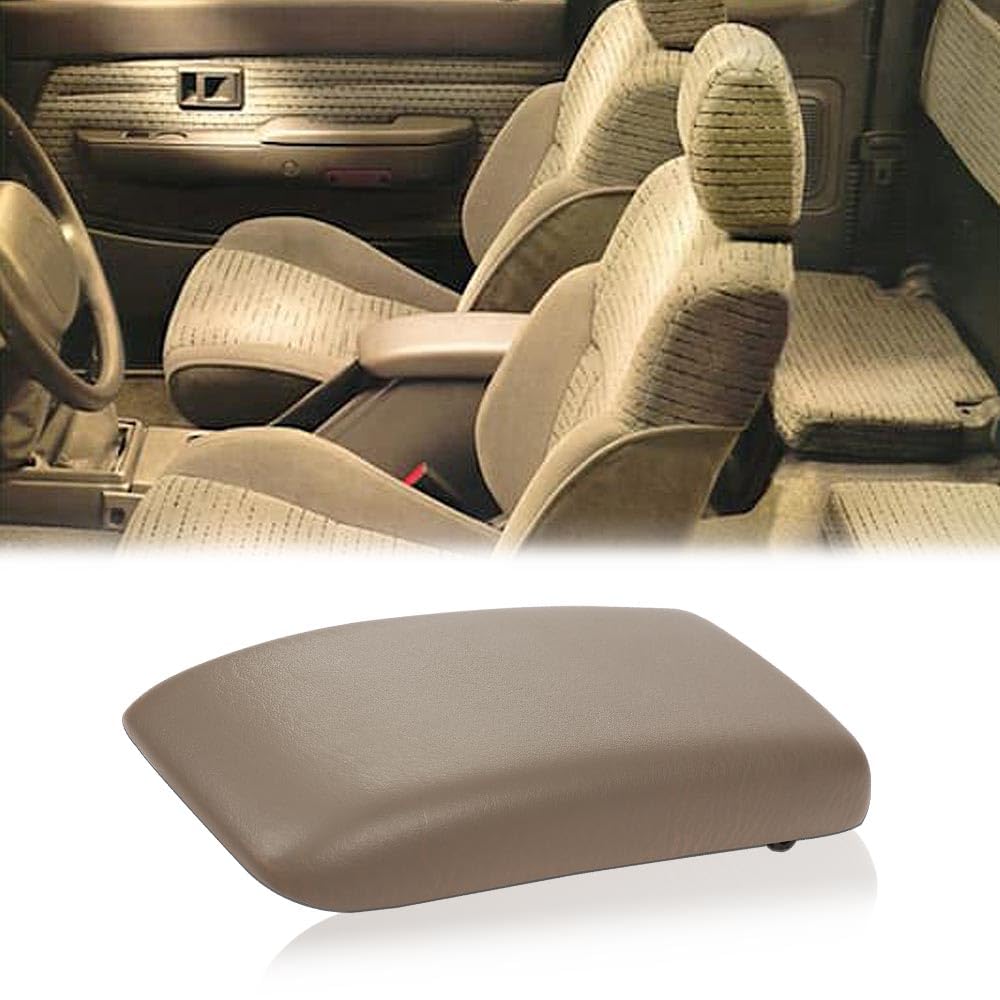 Allgood Center Console Armrest Lid Compatible With Toyota Tacoma 1995-2000/Fit Toyota 4Runner Oak Tan 1996-1998