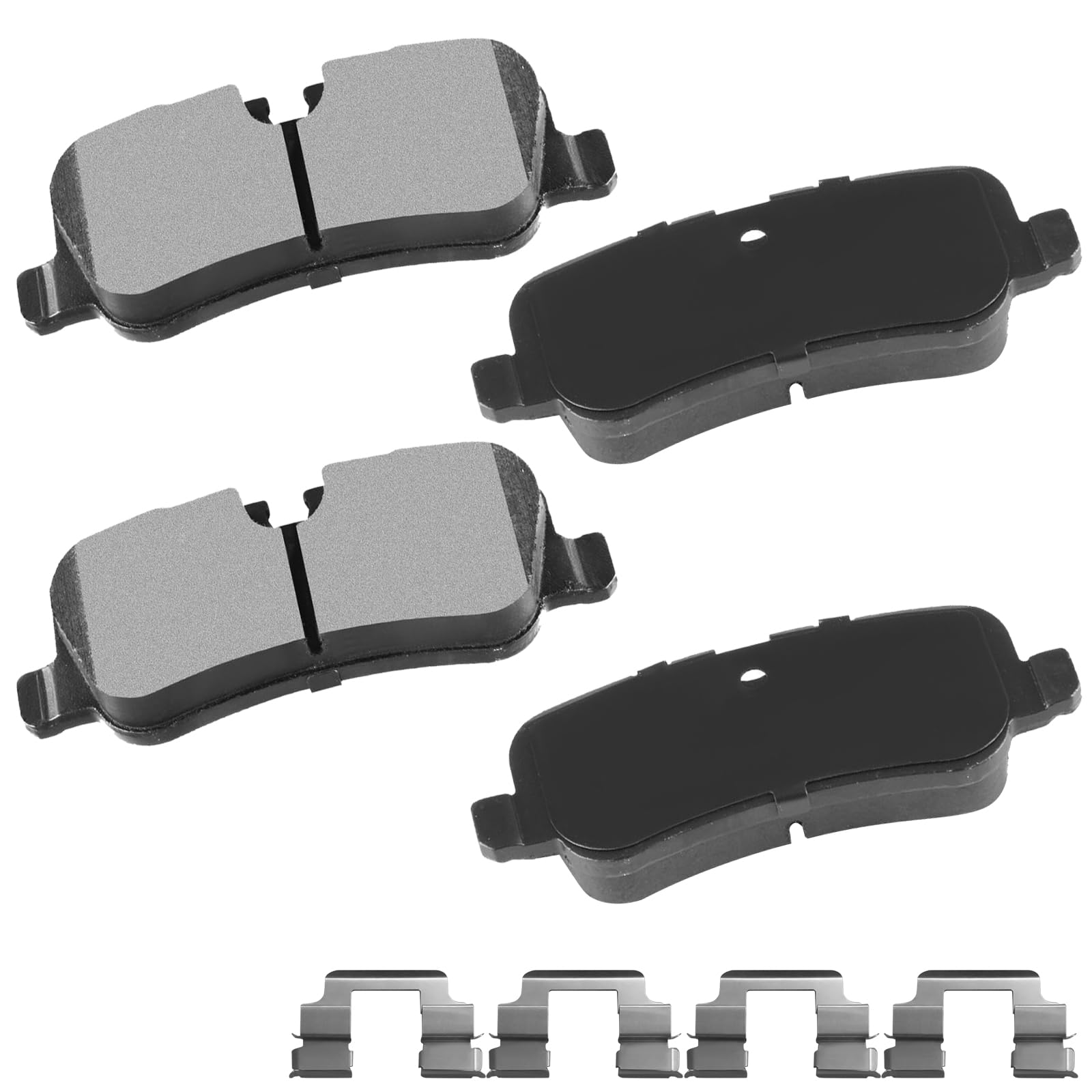 Cciyu D1099 Ceramic Rear Brake Pad Set Fit For 2005-2009 For Land Rover Lr3,2010-2016 For Land Rover Lr4,2006-2008 2010-2012 For