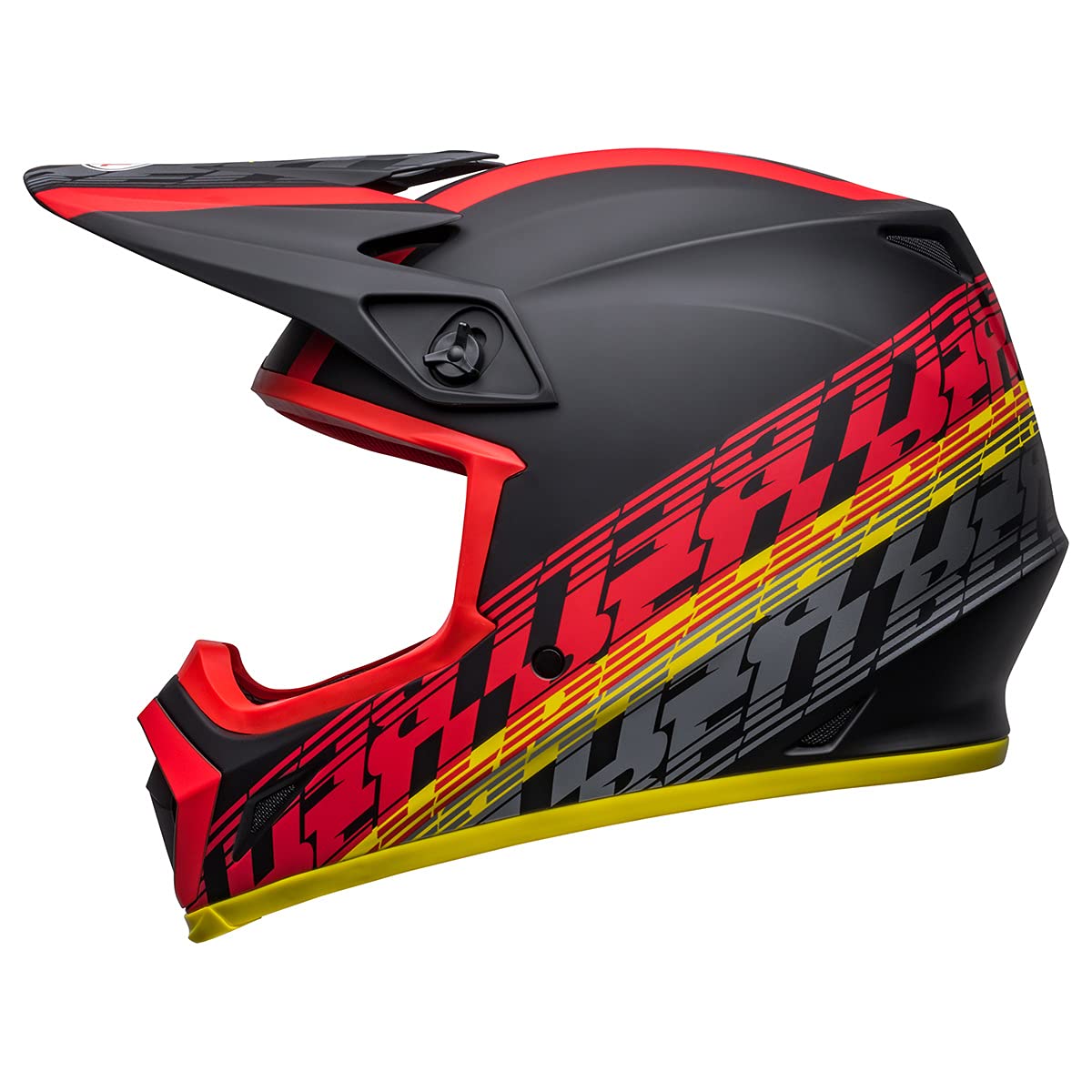 Bell Mx-9 Mips Dirt Helmet (Offset Matte Black/Red - Medium)