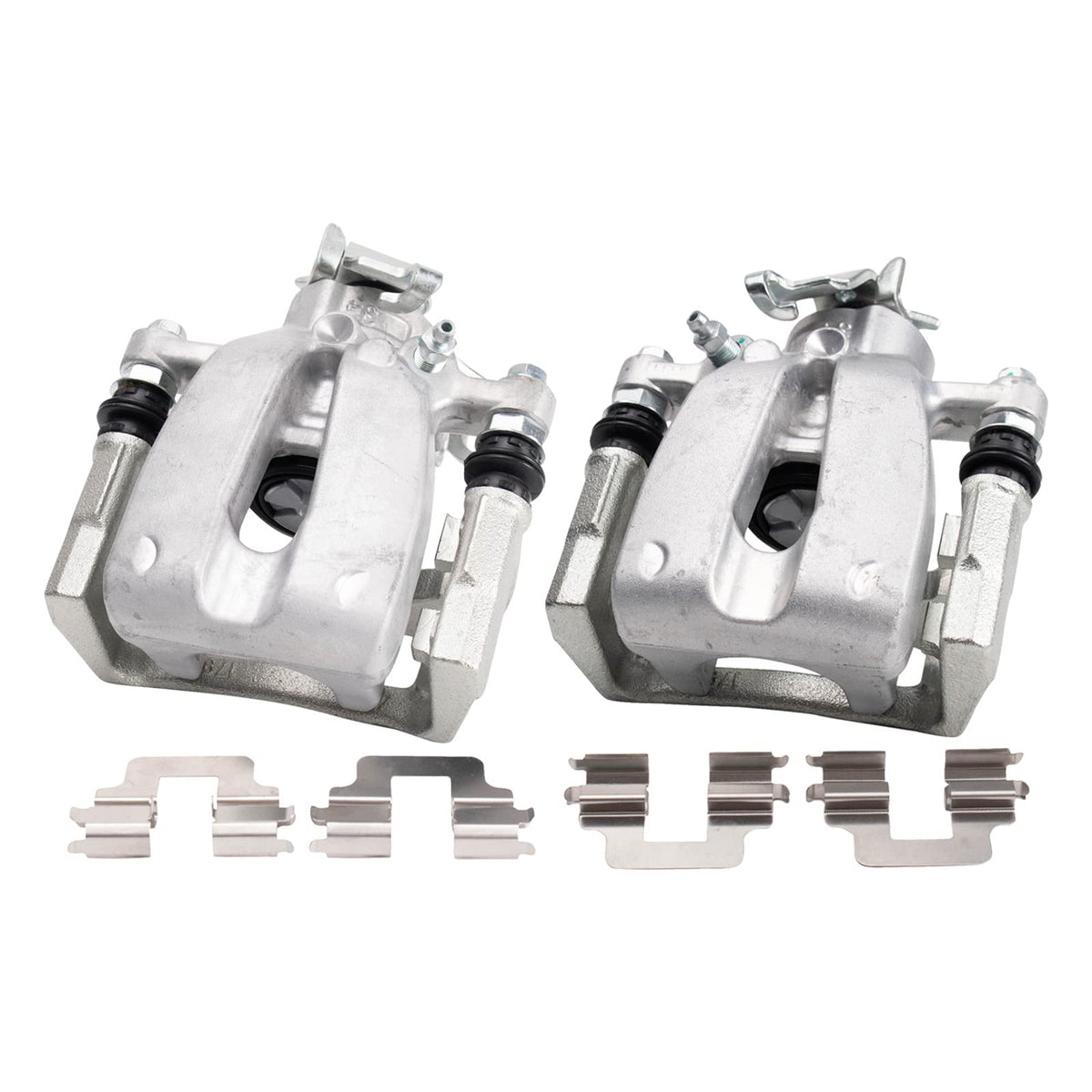 Trq Rear Brake Caliper Set Compatible With 2012-2019 Fiat 500