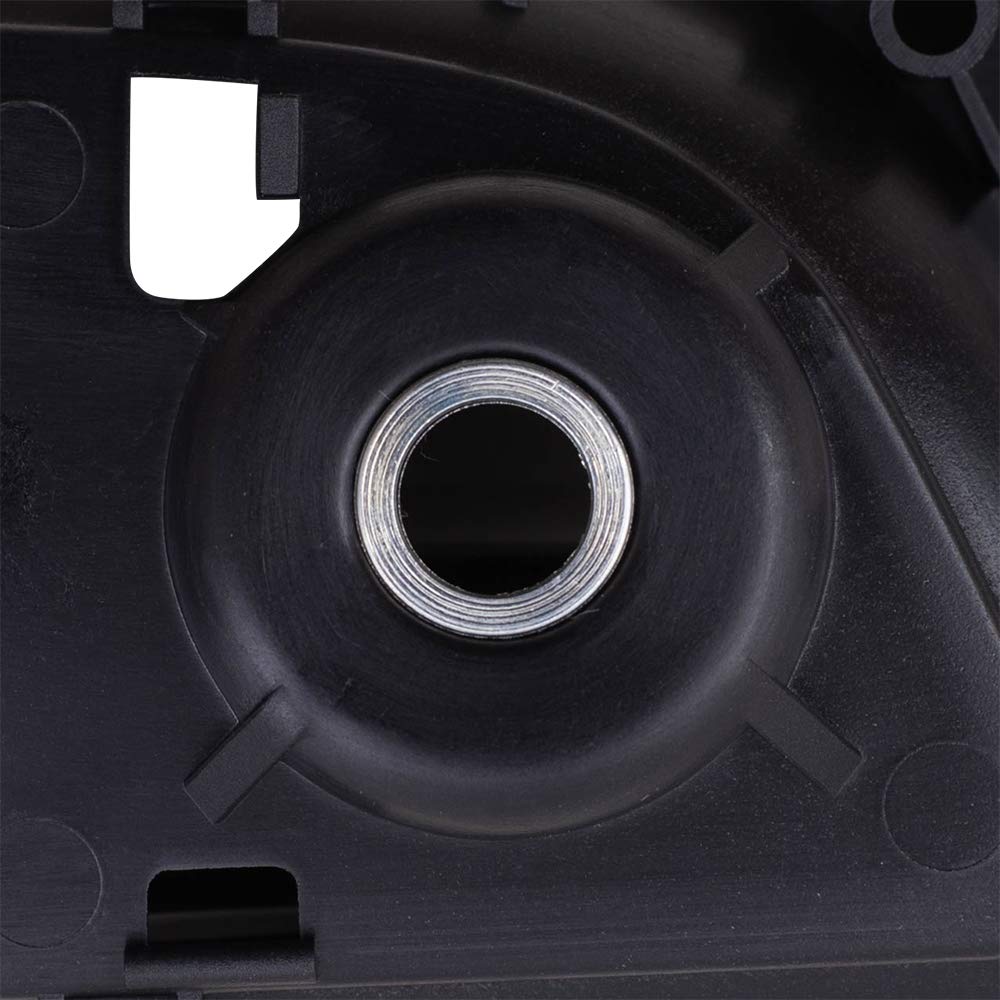 Brock Replacement Passengers Front Inside Interior Door Handle Chrome Lever With Black Housing Compatible With Silverado Sierra