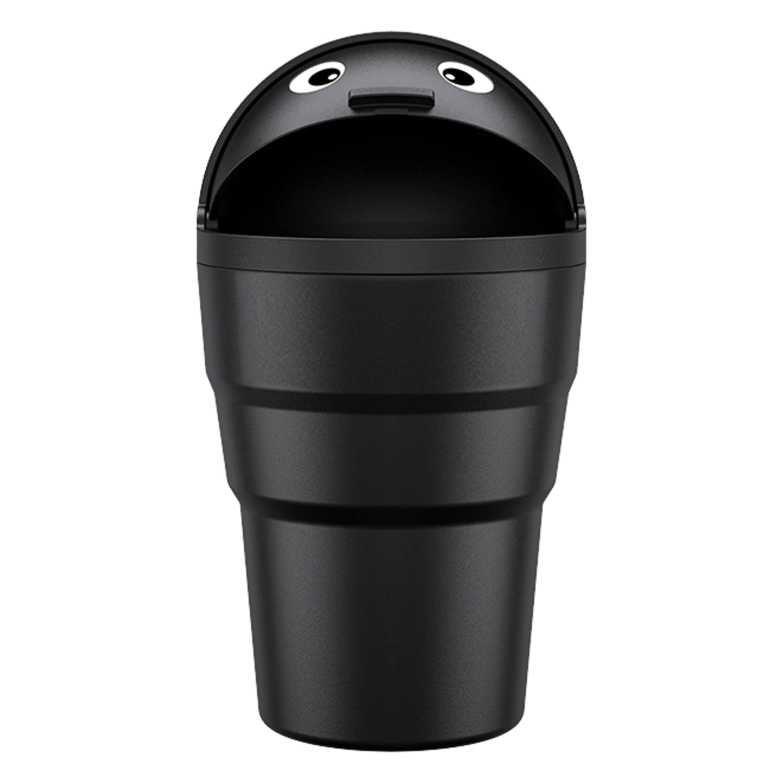 TANTRA Black Car Dustbin Small  All Cars Accessories, Car Trash Bins with Lid, Perfect Size Fits Car Cup Holder in Console Or D