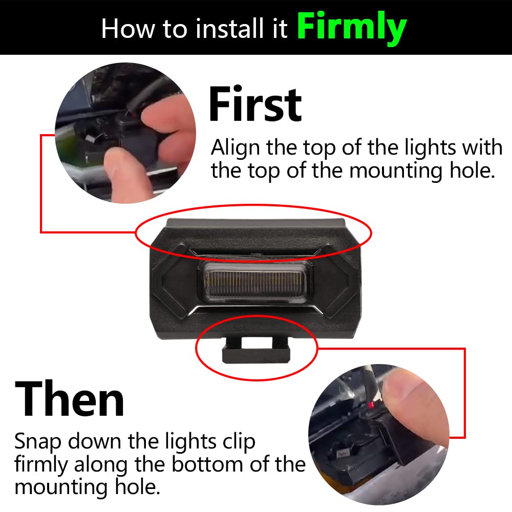 Kingory Raptor LED Light Upgrade for 2020-2022 Tacoma OEM Grill, Amber Shell with Amber Light, Compatible with TRD Off Road & Sport