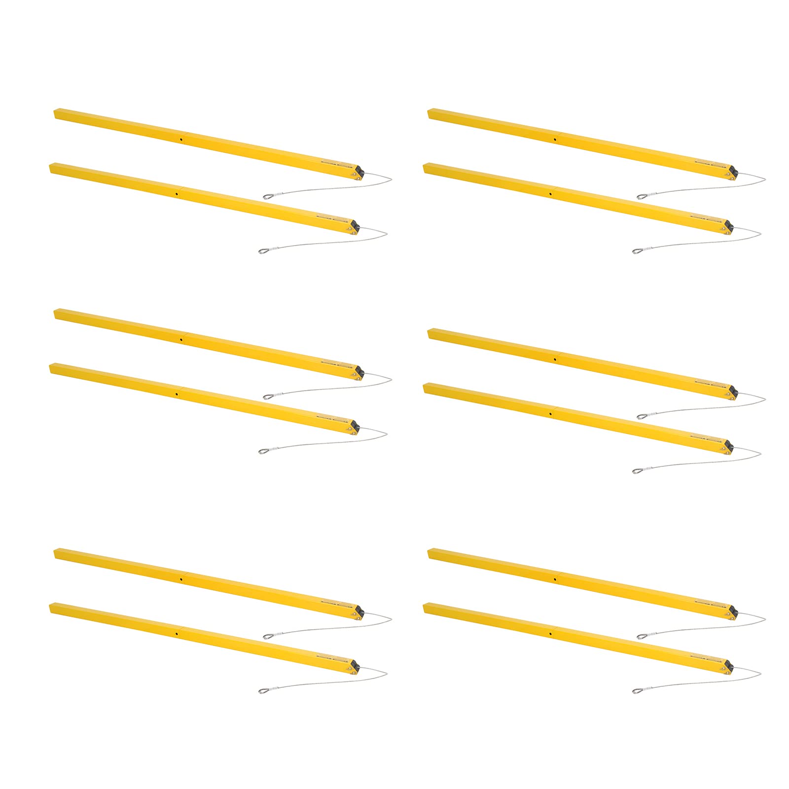 Ecotric 6 Pcs 2-Sided Assist System Compatible With Tailgate Utility Trailer Gate&Ramp, Trailer Tailgate Ramp Lift Assist System