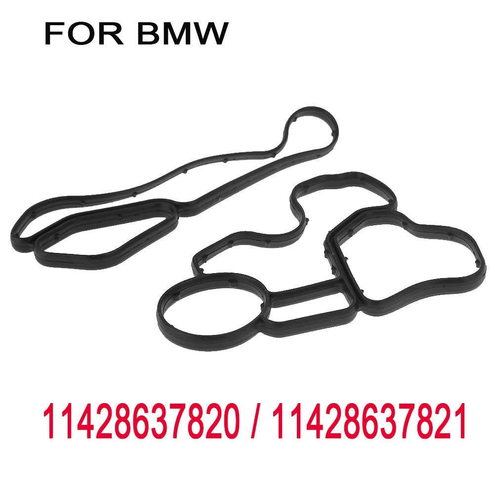 Saihisday Engine Oil Filter Adapter Gasket Housing Cooler Seal Gasket Replacement for BMW 11428637820 11427537293 11428637821 11