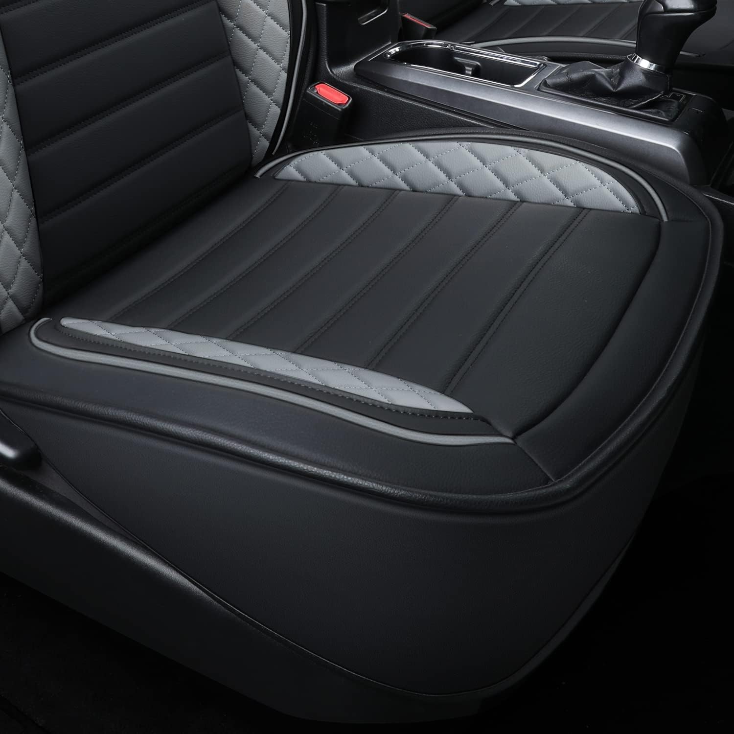 Luckyman Club Tacoma Seat Covers S08-Qe, Fit For 2005-2023 Tacoma Crew Double Access Cab/Extended Cab With Water Proof Faux Leat