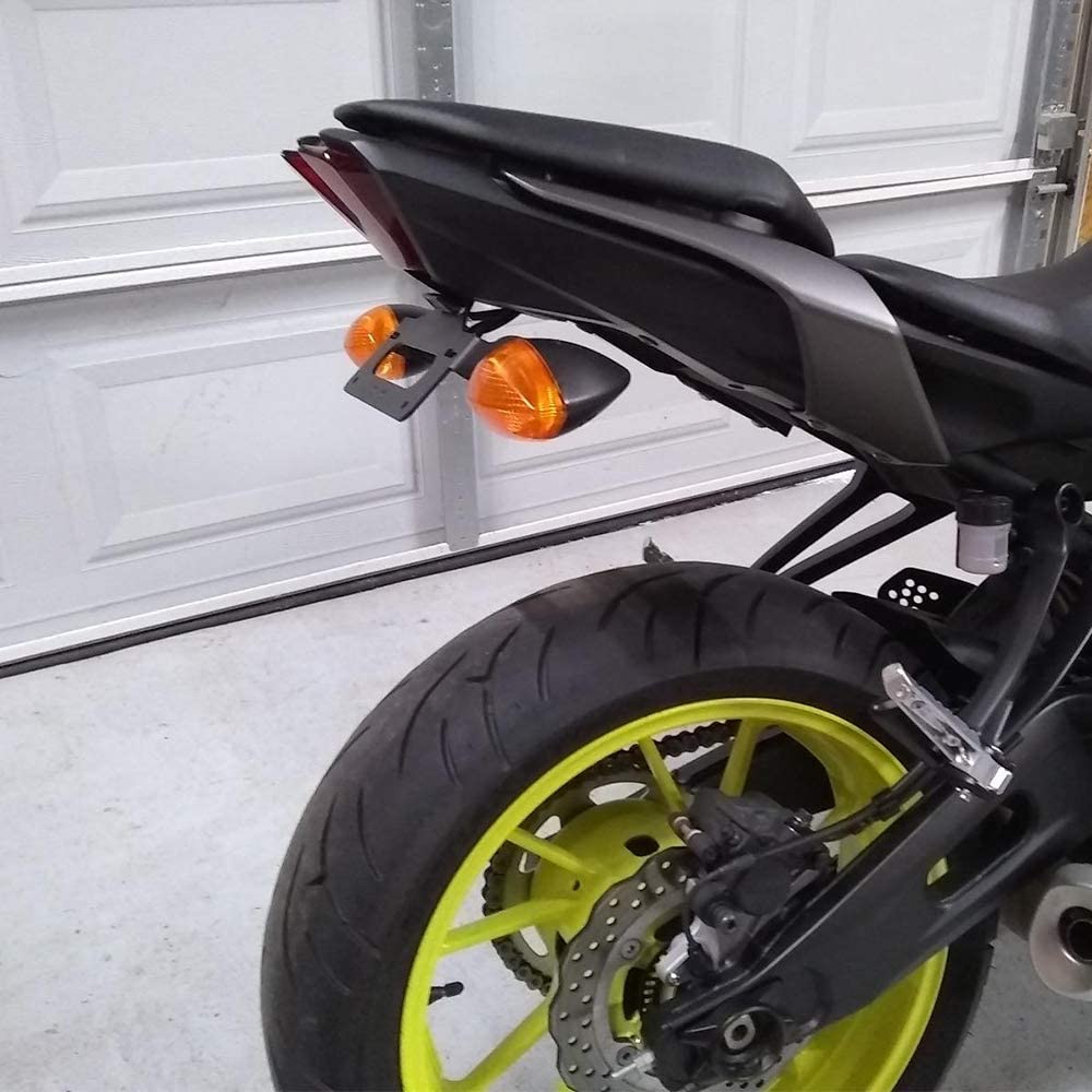 Xitomer for 2023 FZ07 Fender Eliminator Bracket Fit for MT-07 2021-2022 2023 2024 FZ07, Tail Tidy for YZF-R7 2021-2024 YZF-R7 wi