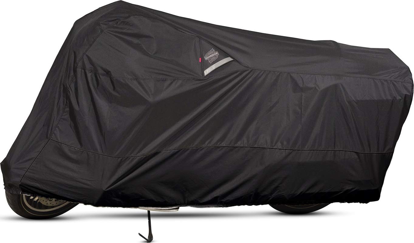 Dowco Guardian 50003-02 WeatherAll Plus Indoor/Outdoor Waterproof Motorcycle Cover: Black, Large
