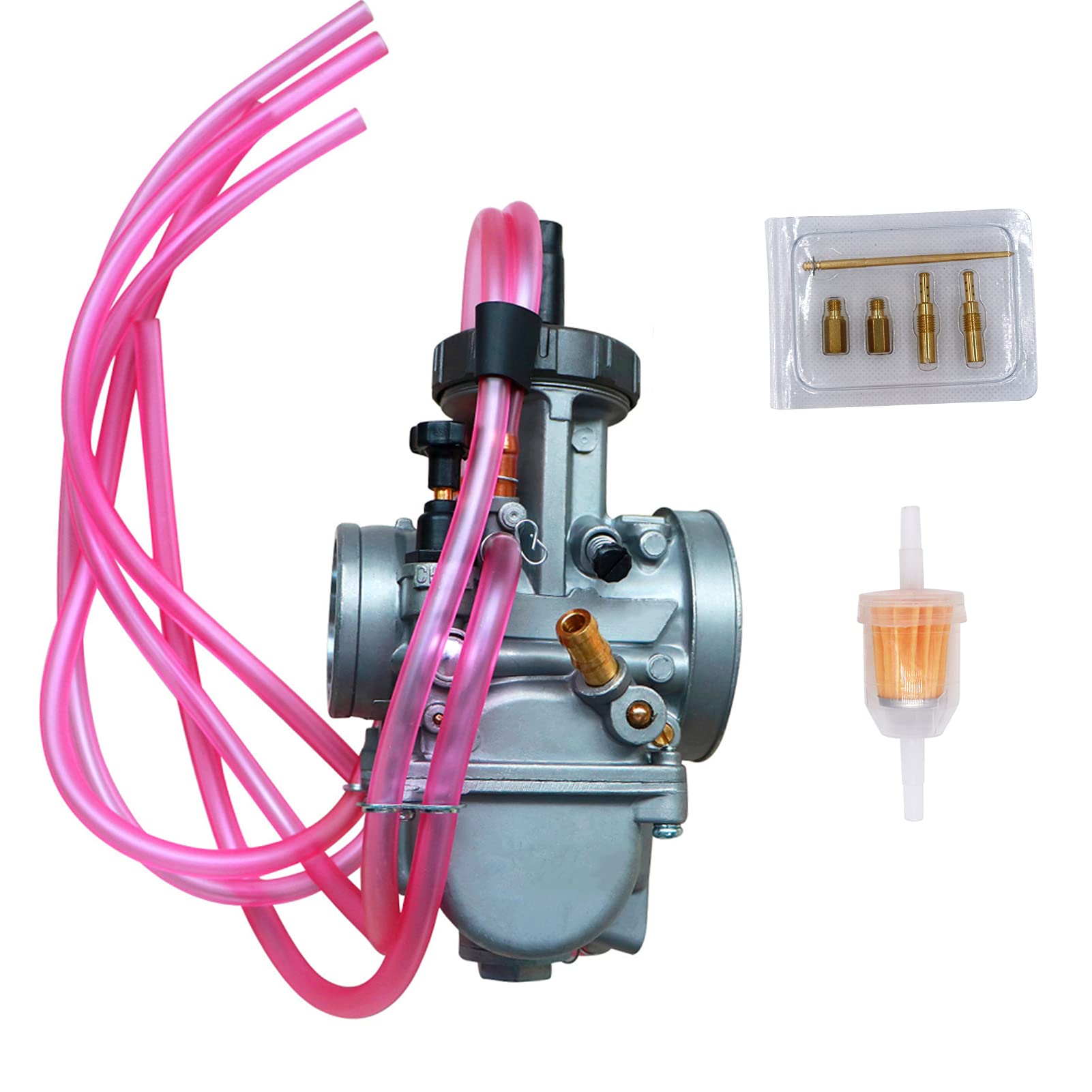 Motorcarb Air Striker Carburetor for Keihin PWK 38mm for Yamaha YZ250 Suzuki RM125 RM250 Honda CR250 CR500 Kawasaki KX125 KX250 