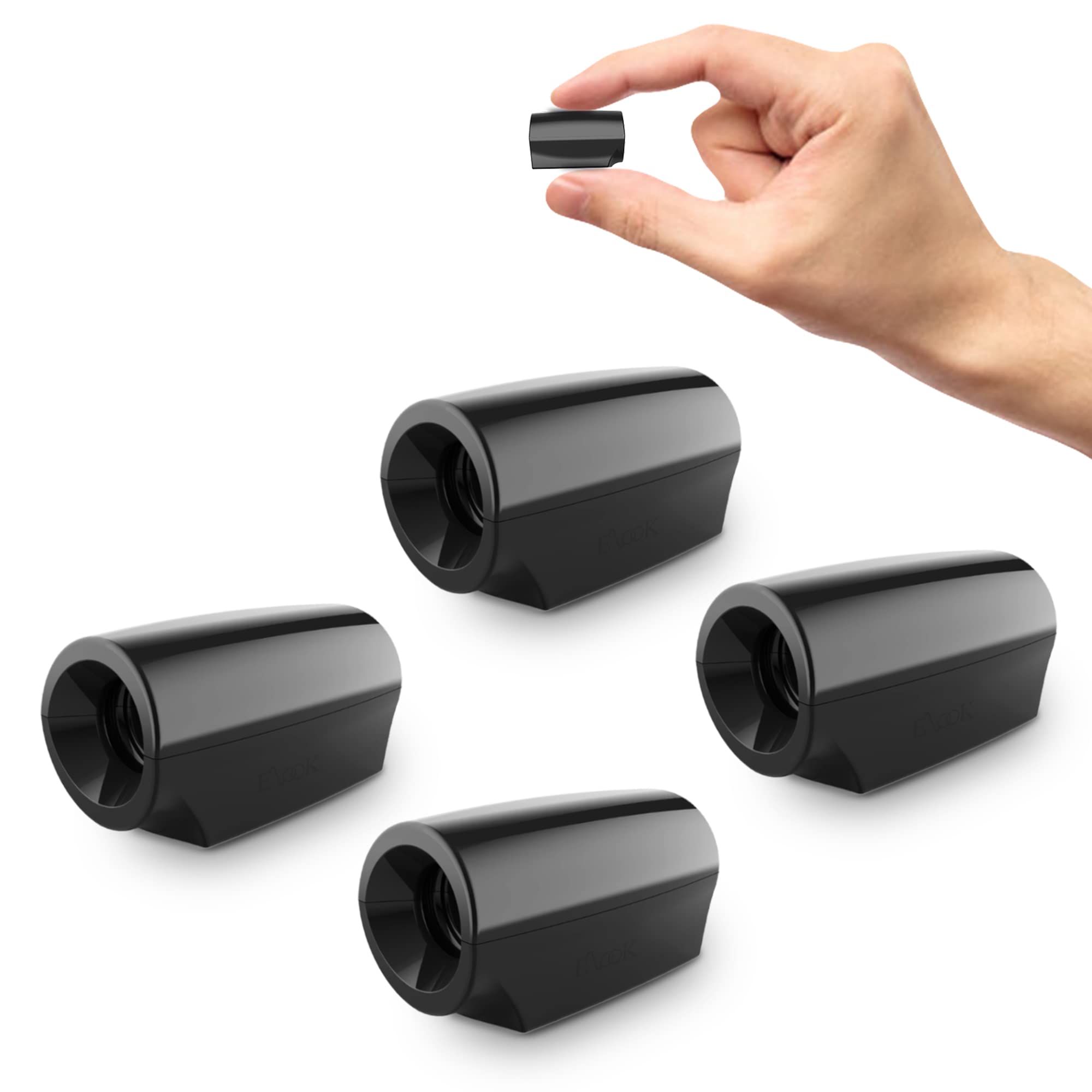 Elook Deer Warning Whistles Device For Car, Save Deer Whistle With Upgraded Acrylic Double-Sided Tape, Mini Size, 4 Pack (Patent