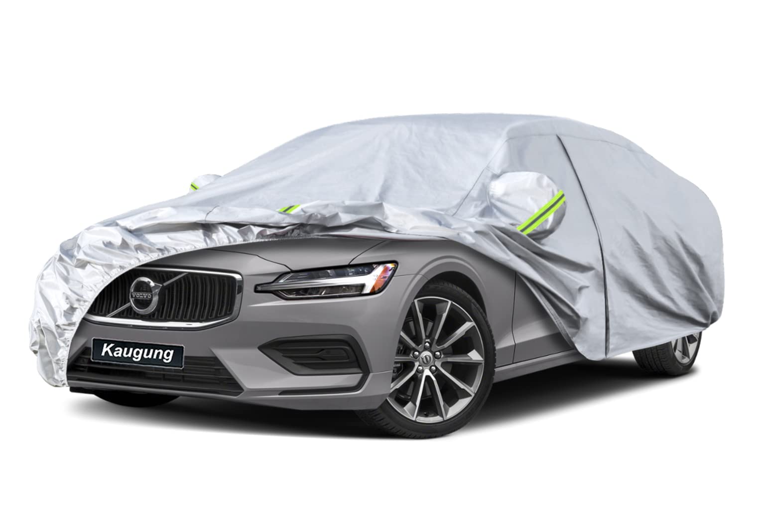 Kaugung 6 Layers Car Cover Custom Fit Volvo S60 From 2000 To 2025, Waterproof All Weather Resistant Outdoor Indoor Sun Rain Dust