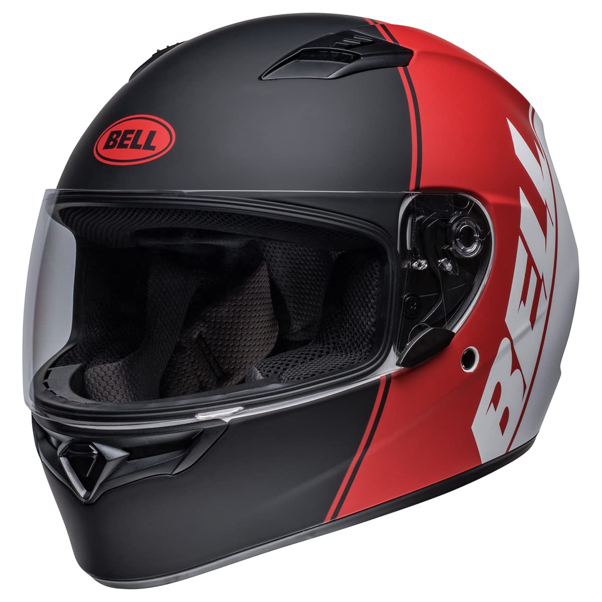 Bell Qualifier Full-Face Motorcycle Helmet (Ascent Matte Black/Red/White - 2X-Large)