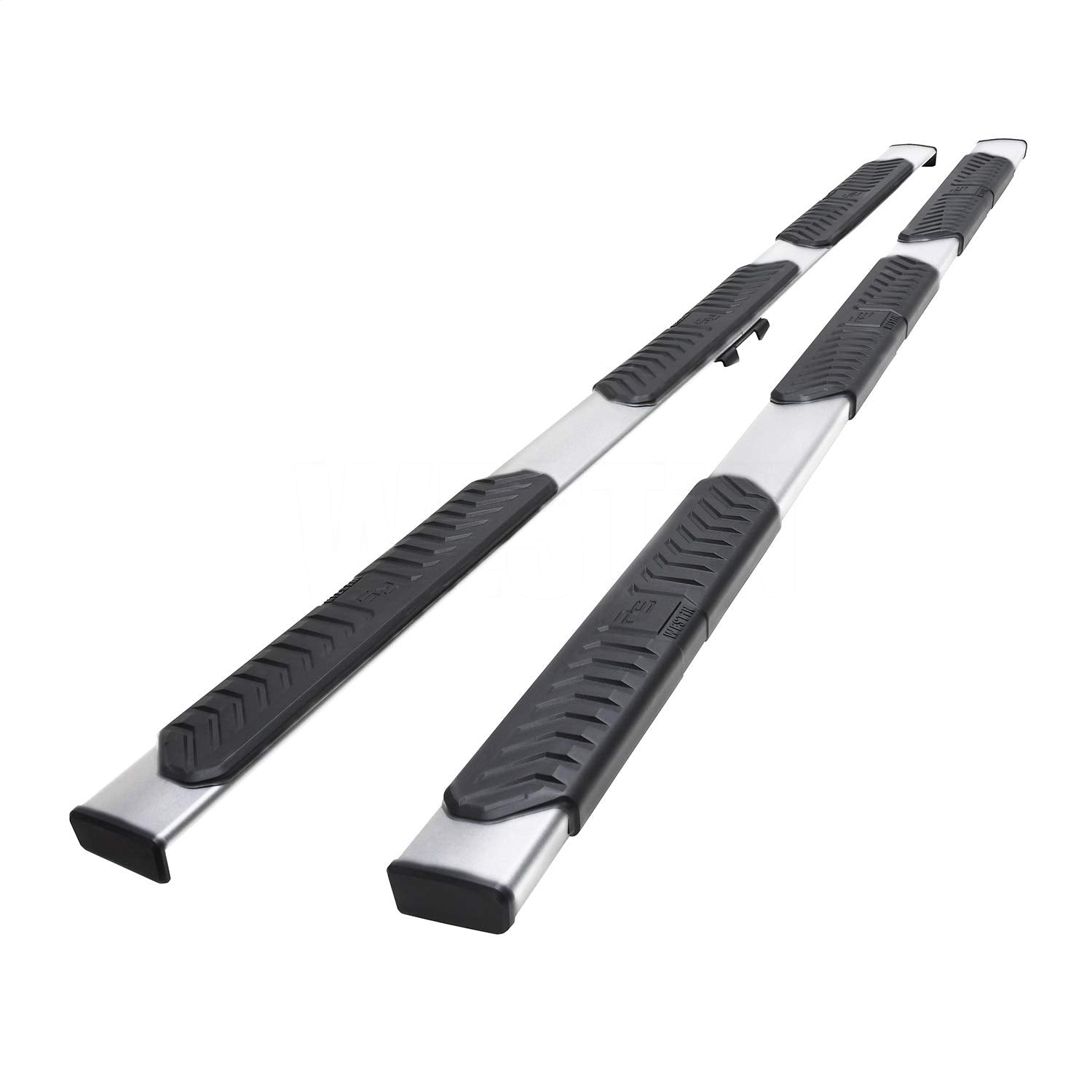 Westin 28-5234770 R5 M-Series Xd 5In. Wheel To Wheel Nerf Step Bars Fits 2020-2021 Silverado Sierra 2500 3500 Crew Cab (8Ft Bed) Polished Stainless Steel 1 Pair