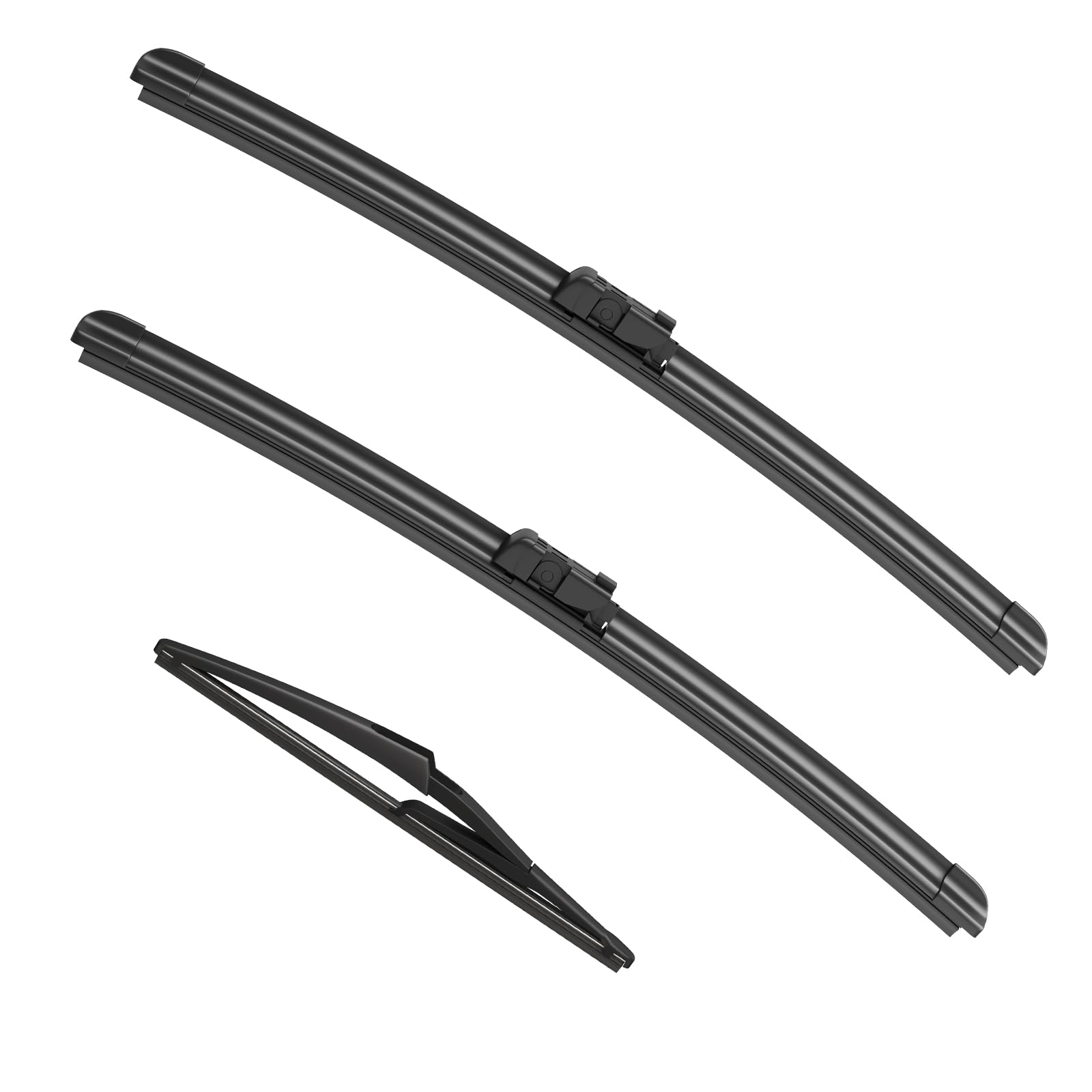 Anikluim 26''+23'' Wiper Blades With 12'' Rear Wiper Blade Set Replacement For Mercedes-Benz Windshield Wipers Original Factory 