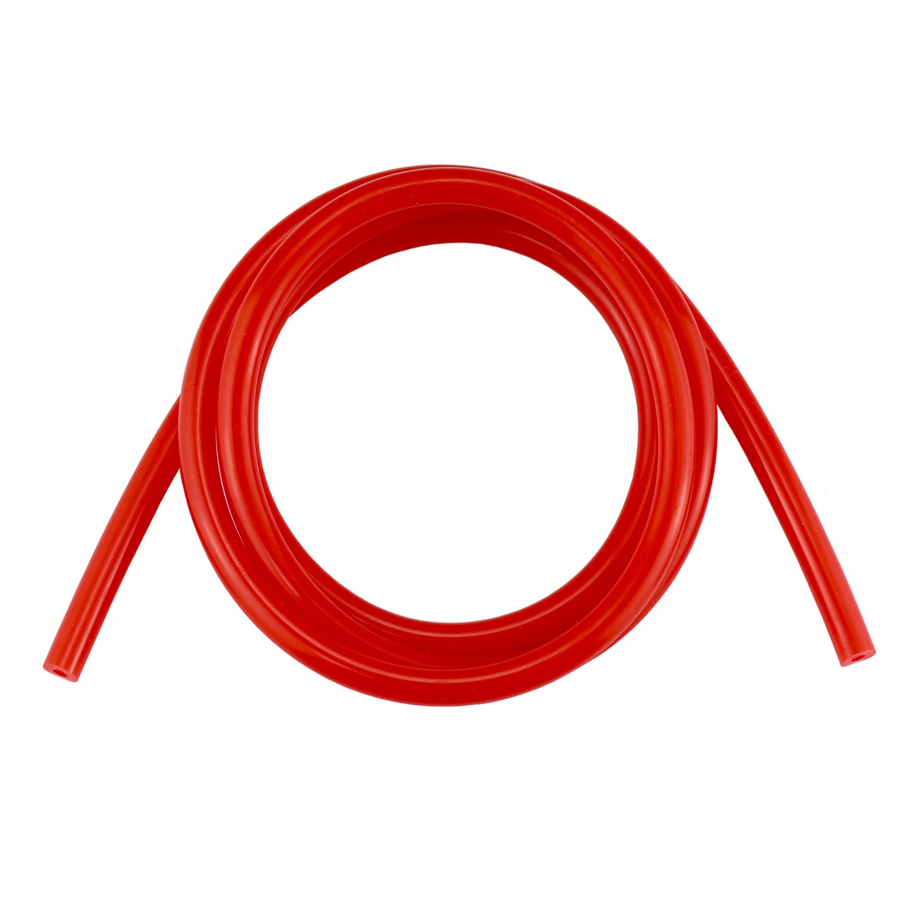 Ucreative 5Ft Id 5/32'' (4Mm) High Temperature Silicone Vacuum Tubing Hose 130Psi Max Pressure Red