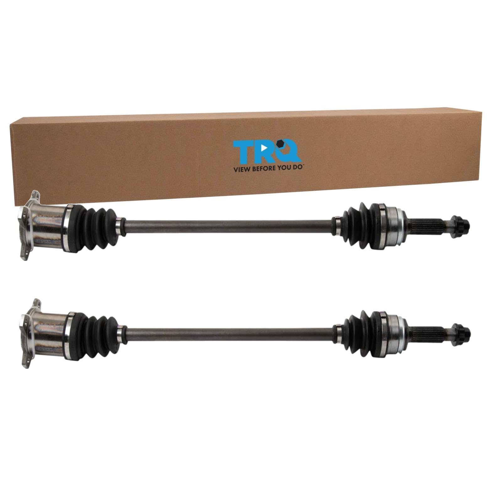 TRQ Rear CV Axle Shaft Assembly Set Compatible with 2015-2021 Lexus NX300h