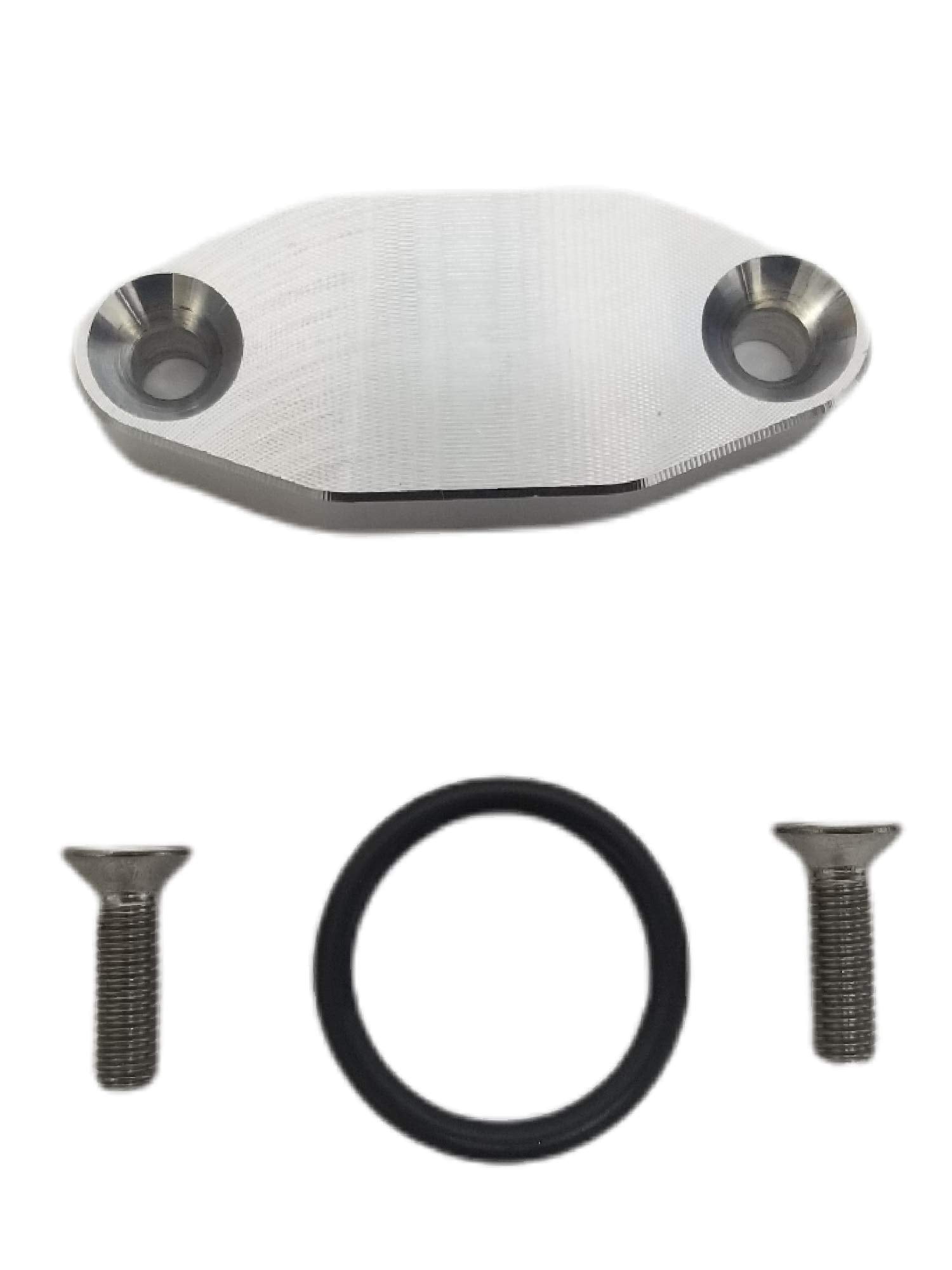 Z Whip LS Billet Oil Port Plate On Oil Pan for Gen III IV Series Engines LS1 LSX LS2 LS3 Oil Port LQ4 LQ9 LS6 L92 L99 L33 5.3L 4