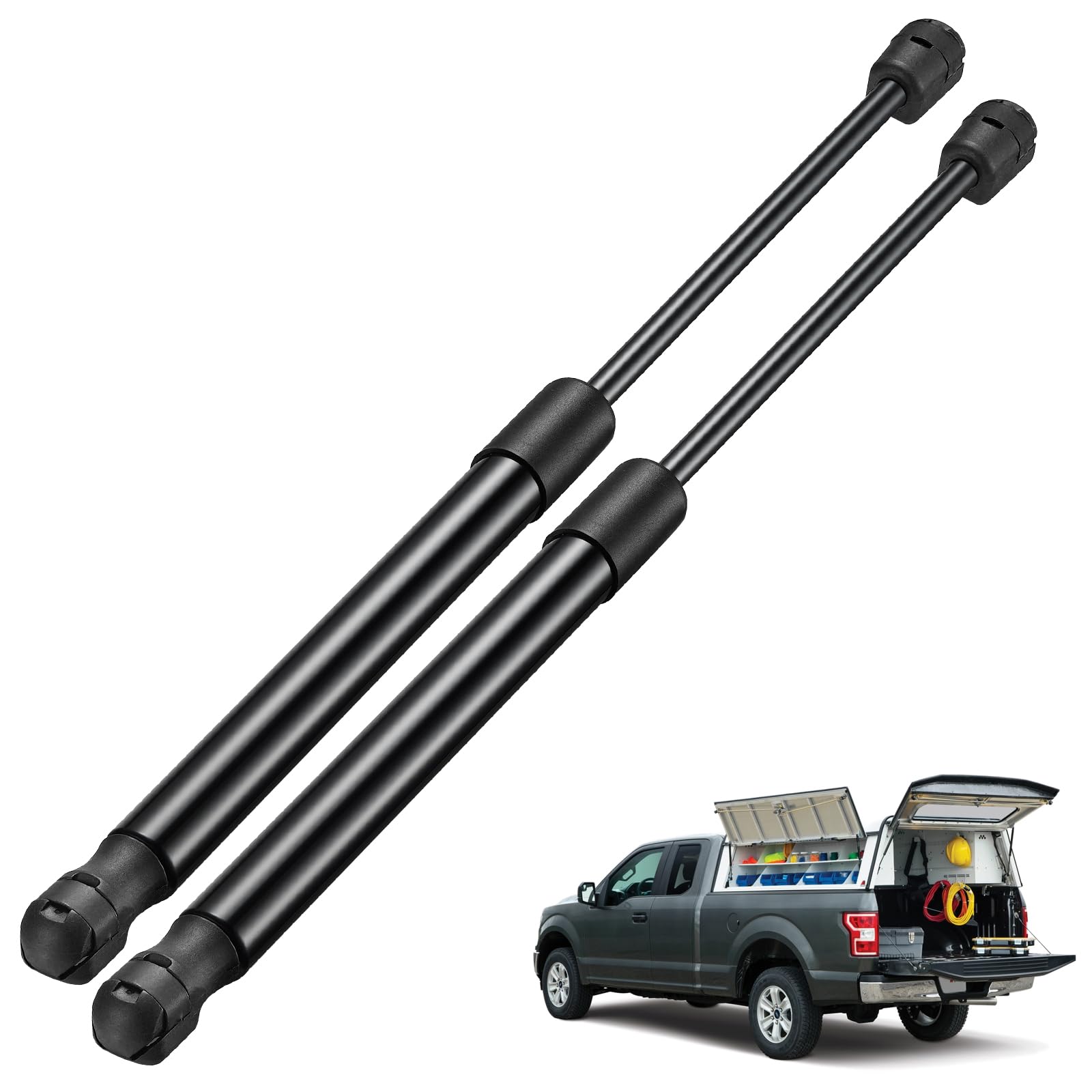 Bdfhyk C16-23933 15Inch 45Lbs (200N) Gas Shocks Struts Lift Support For Are Leer Camper Shell Window Truck Canopy Cap Cover Cabi